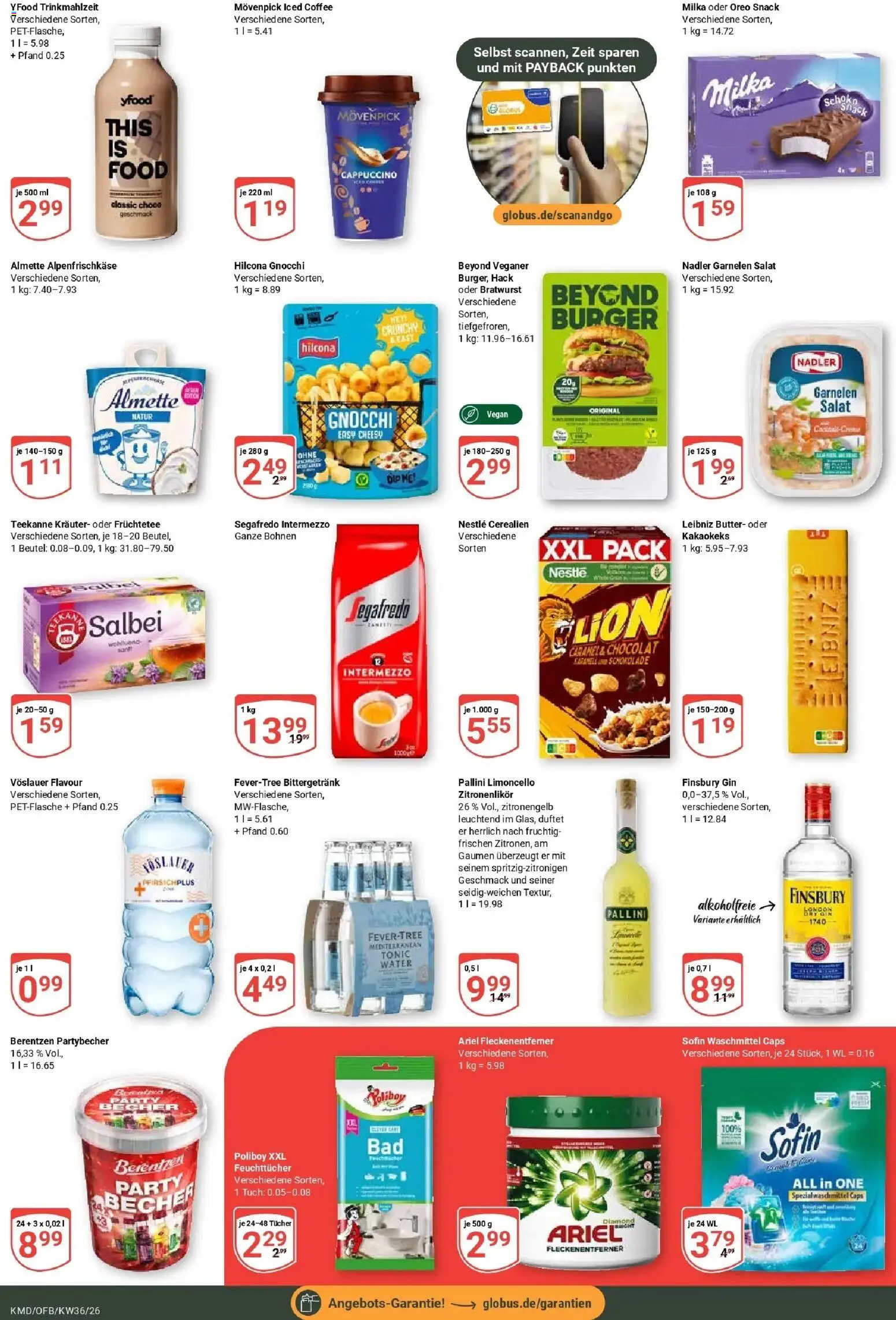 Globus Prospekt Köln (ab 31.08.2026) » Angebote online | Seite: 5 | Produkte: Bratwurst, Milka, YFood, Limoncello
