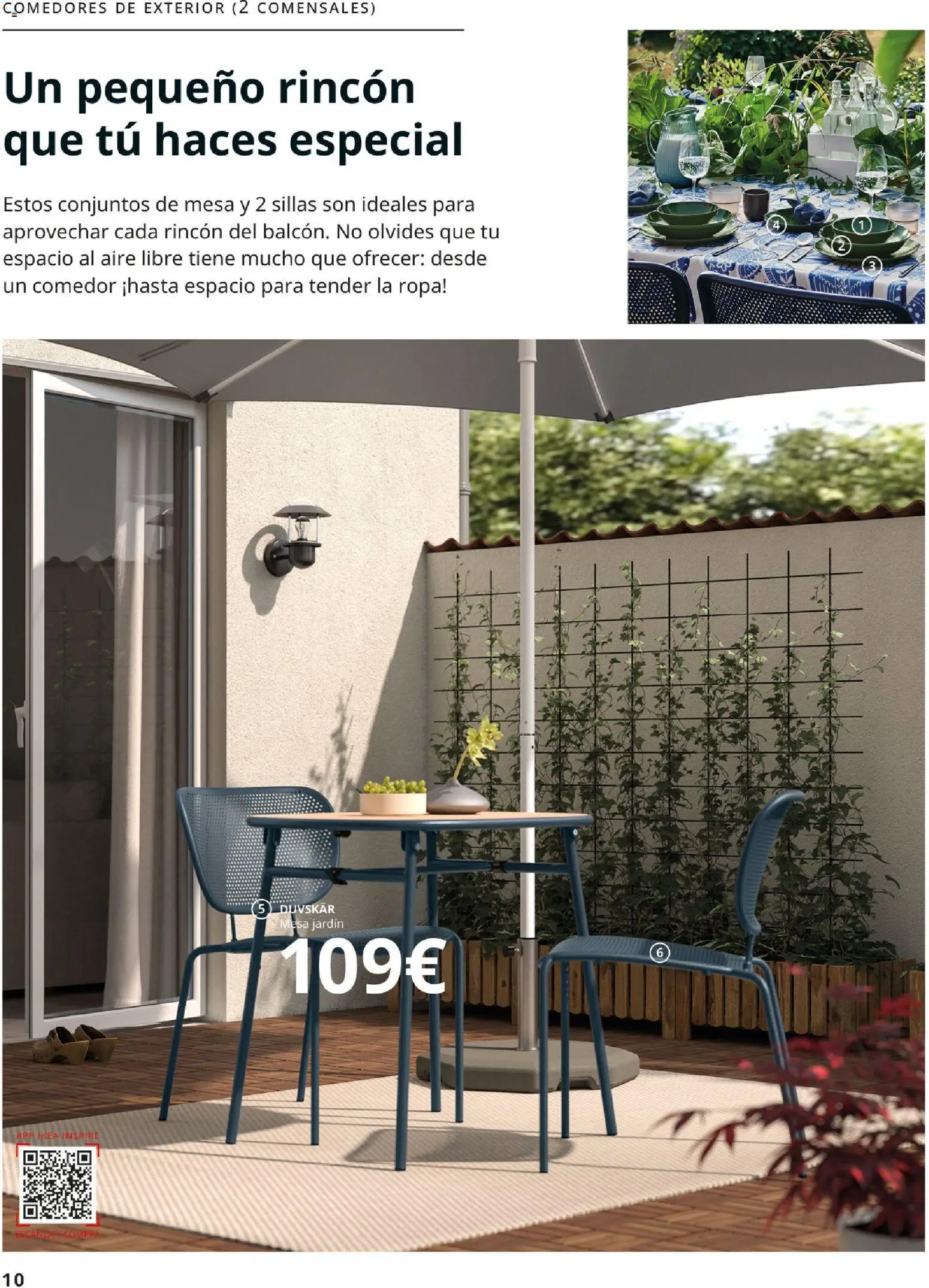 Catálogo IKEA Muebles de exterior │ válido desde el 17/12/2025 | Página: 10 | Productos: Ropa, Mesa