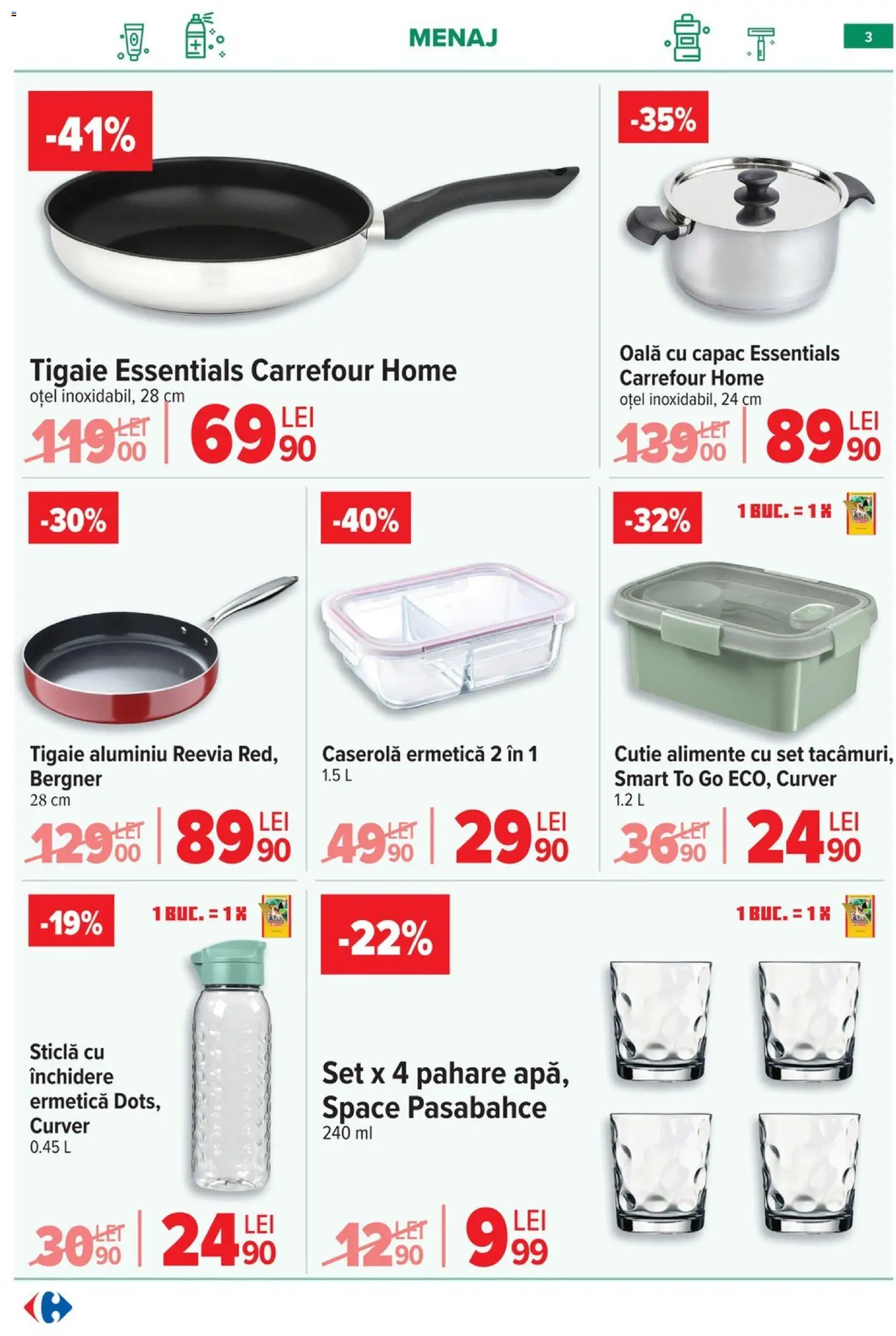 Noul catalog Carrefour – valabil de la 15.04.2026 | Pagină: 6 | Produse: Coș, Cutie