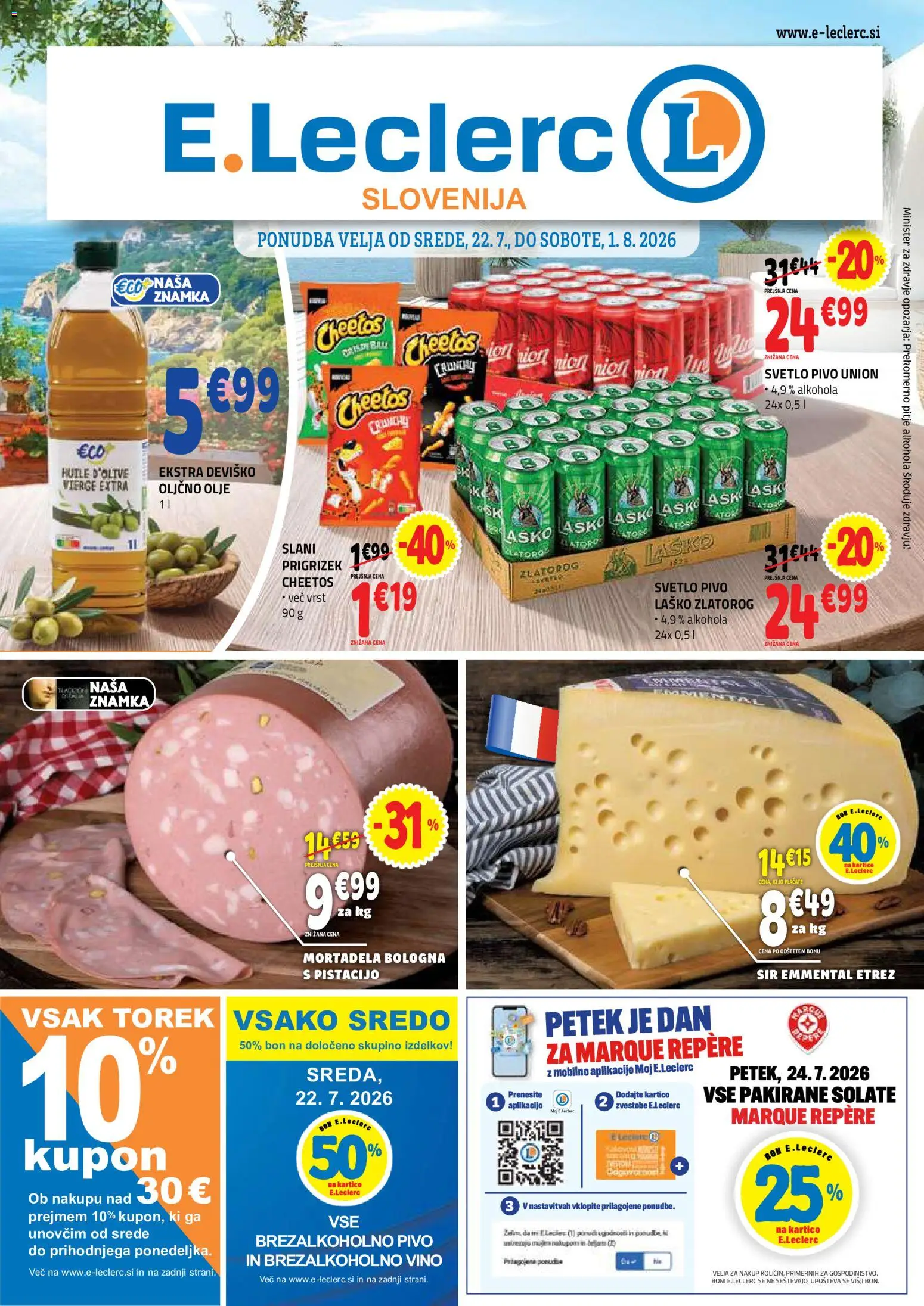 E.leclerc katalog | Veljaven od 22.07.2026 catalogue cover