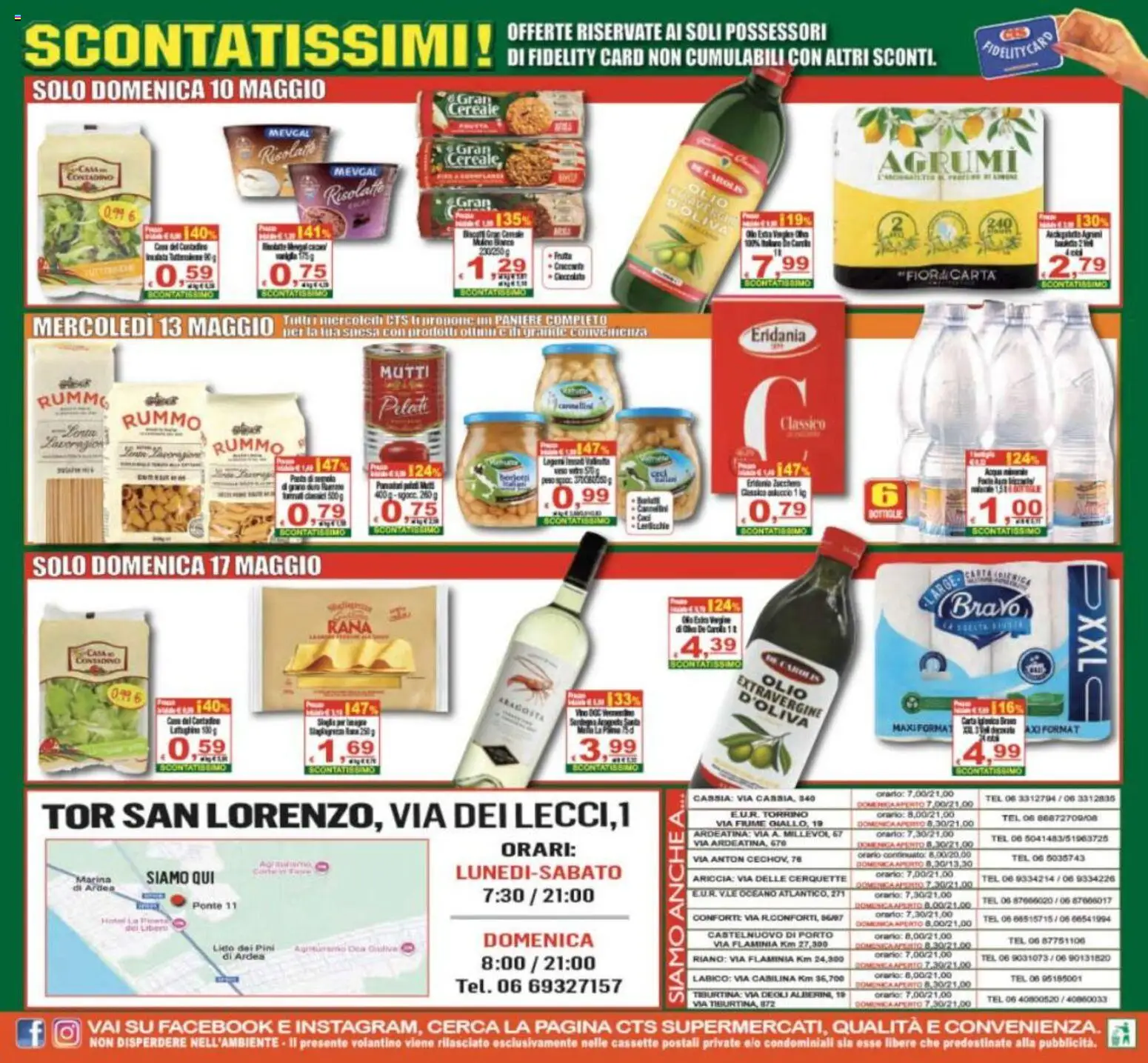 Volantino CTS del 08.05.2026 | Pagina: 24 | Prodotti: Ceci, Olio, Agrumi, Mutti