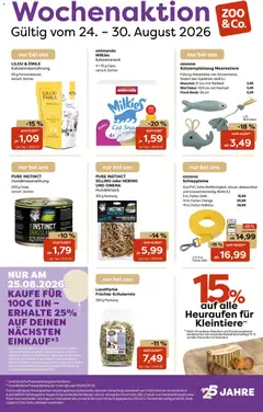 Zoo & co Prospekt ab 24.08.2026 gültig