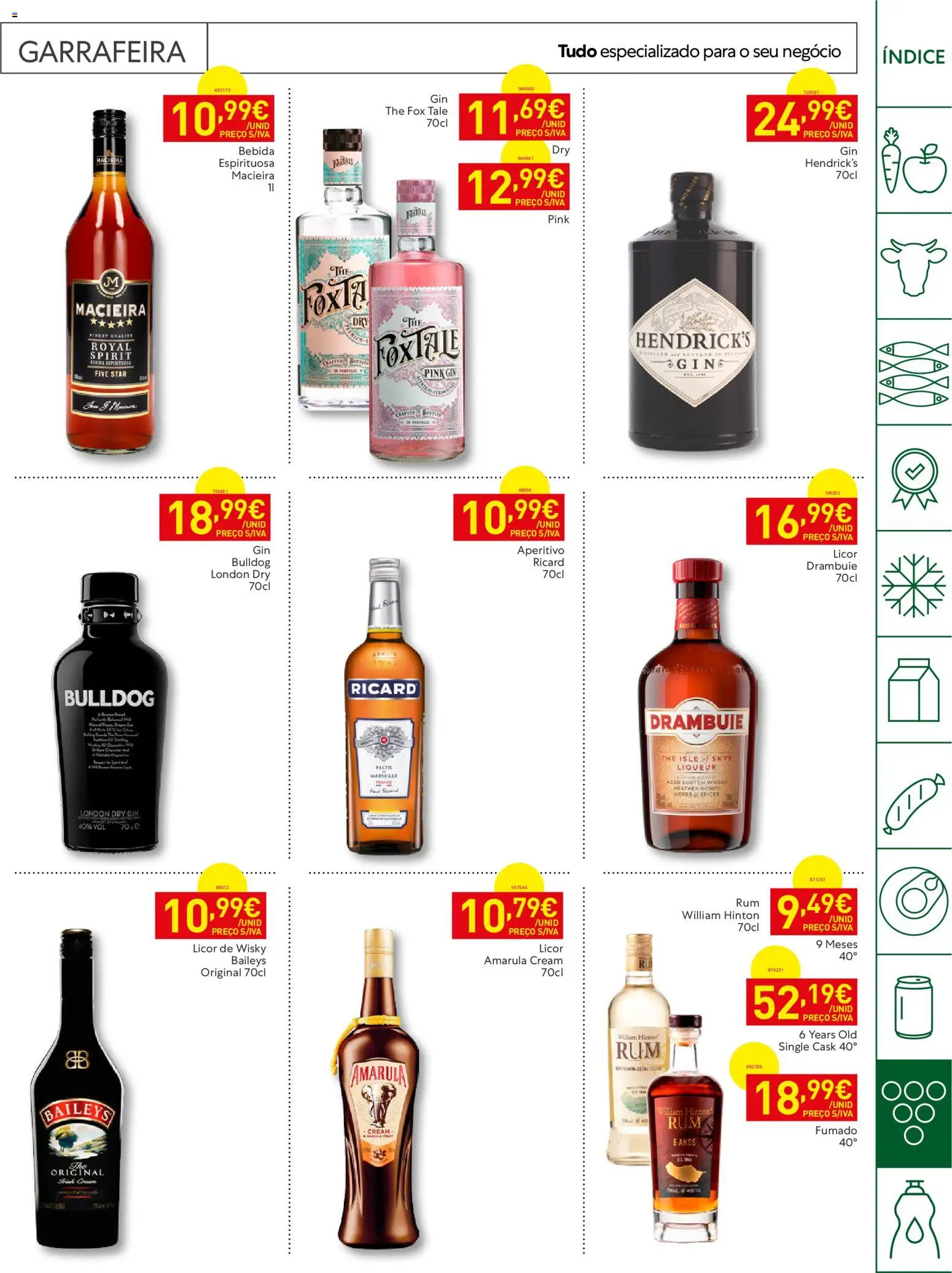 Recheio Horeca Madeira │ válido de 22/09/2026 | Página: 25 | Produtos: Whisky, Licor, Gin, Bebida