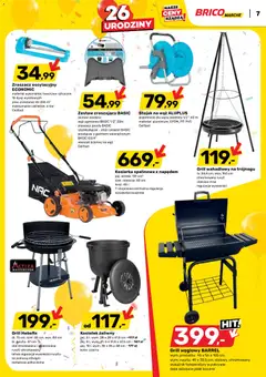 Pogląd oferty "Brico Marché gazetka" - ważna od 20.05.2026 | Strona: 7 | Produkty: Wąż ogrodowy, Półka, Kosz, Wieszak