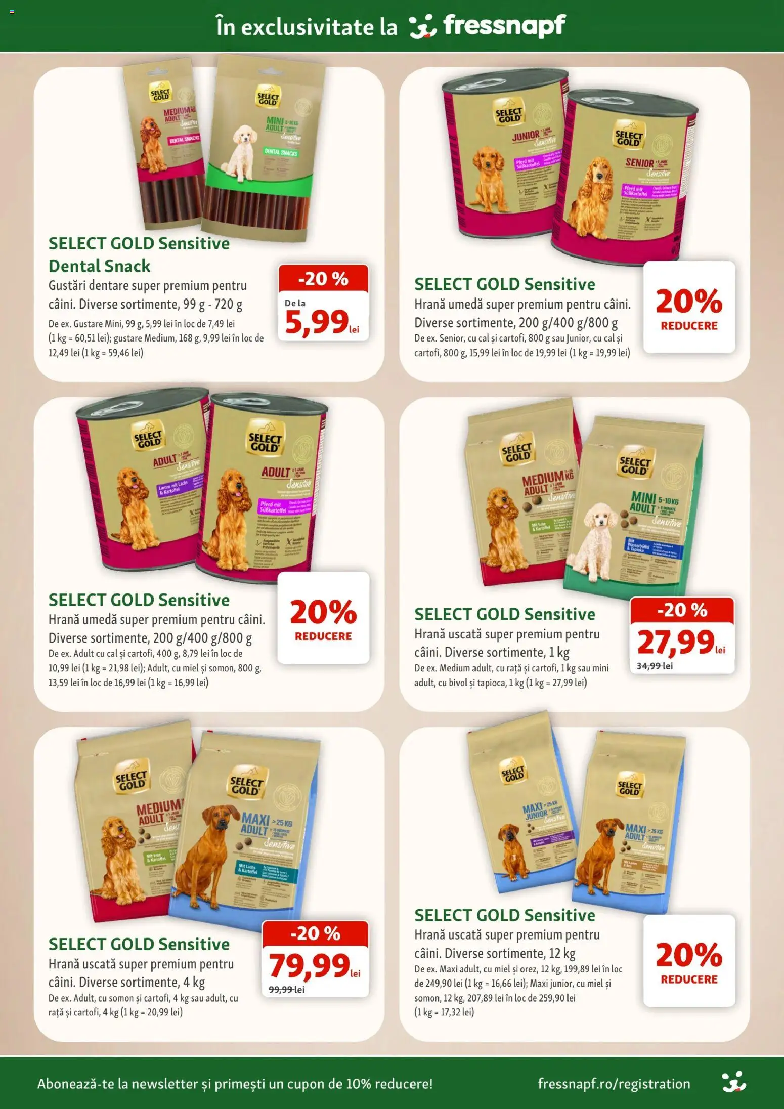 Noul catalog Fressnapf – valabil de la 08.10.2026 | Pagină: 5 | Produse: Premium, Miel, Rață, Somon