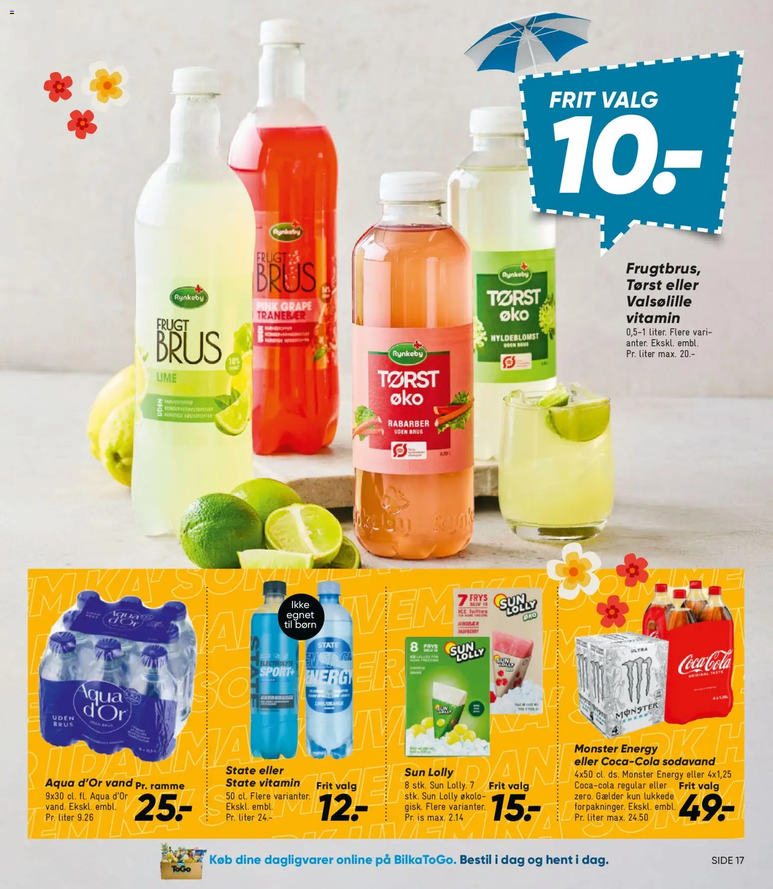 Bilka tilbudsavis – gyldig fra 10/07/2026 | Side: 31 | Produkter: Coca Cola, Sodavand, Lime, Is