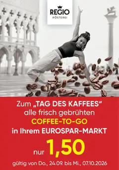 Spar Tag des Kaffees ab 24.09.2026 gültig