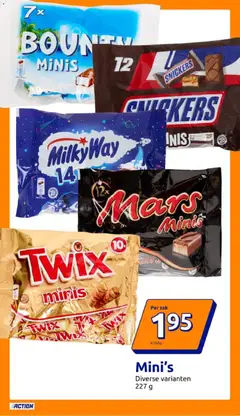 Action folder week 31 - Voorbeeld van een folder van Action, geldig van 29/07/2026 | Pagina: 19 | Producten: Zak, Mars, Twix, Snickers