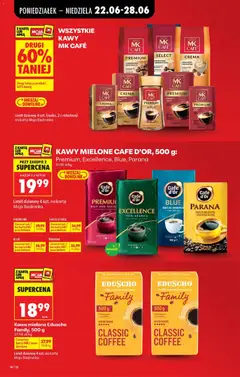 Pogląd oferty "MK CAFE CREMA, Kawa mielona" - ważna od 22.06.2026 | Strona: 14