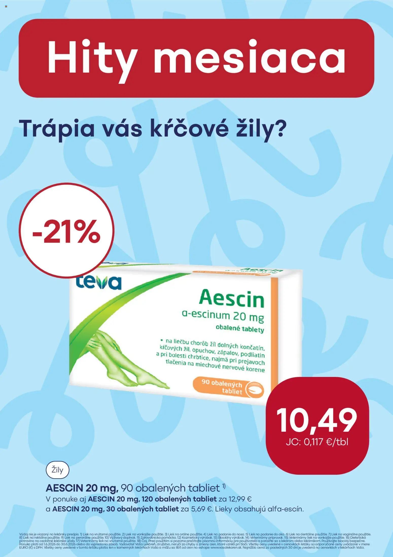 Nové Vaša lekáreň akcie – leták je platný od 01.06.2026 | Strana: 17