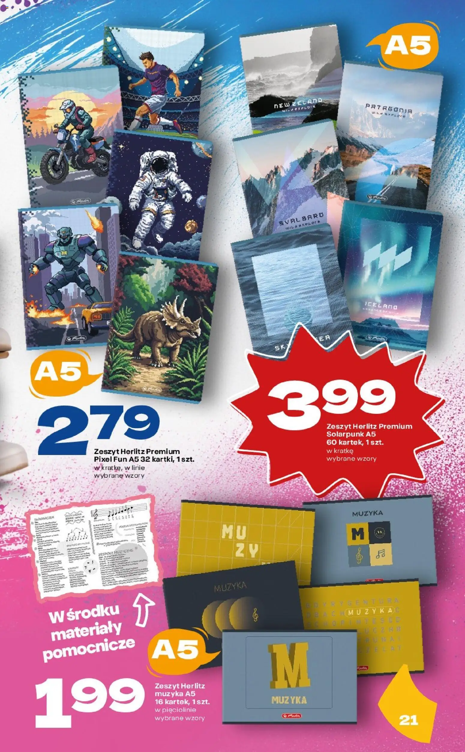 Twój Market gazetka - Katalog szkolny od 20.07.2026 | Strona: 21 | Produkty: Zeszyt