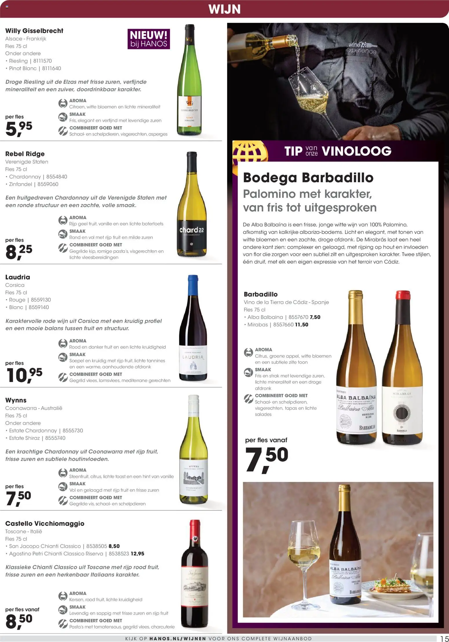 {H1} | Pagina: 15 | Producten: Wijn, Fles, Bloemen, Fruit