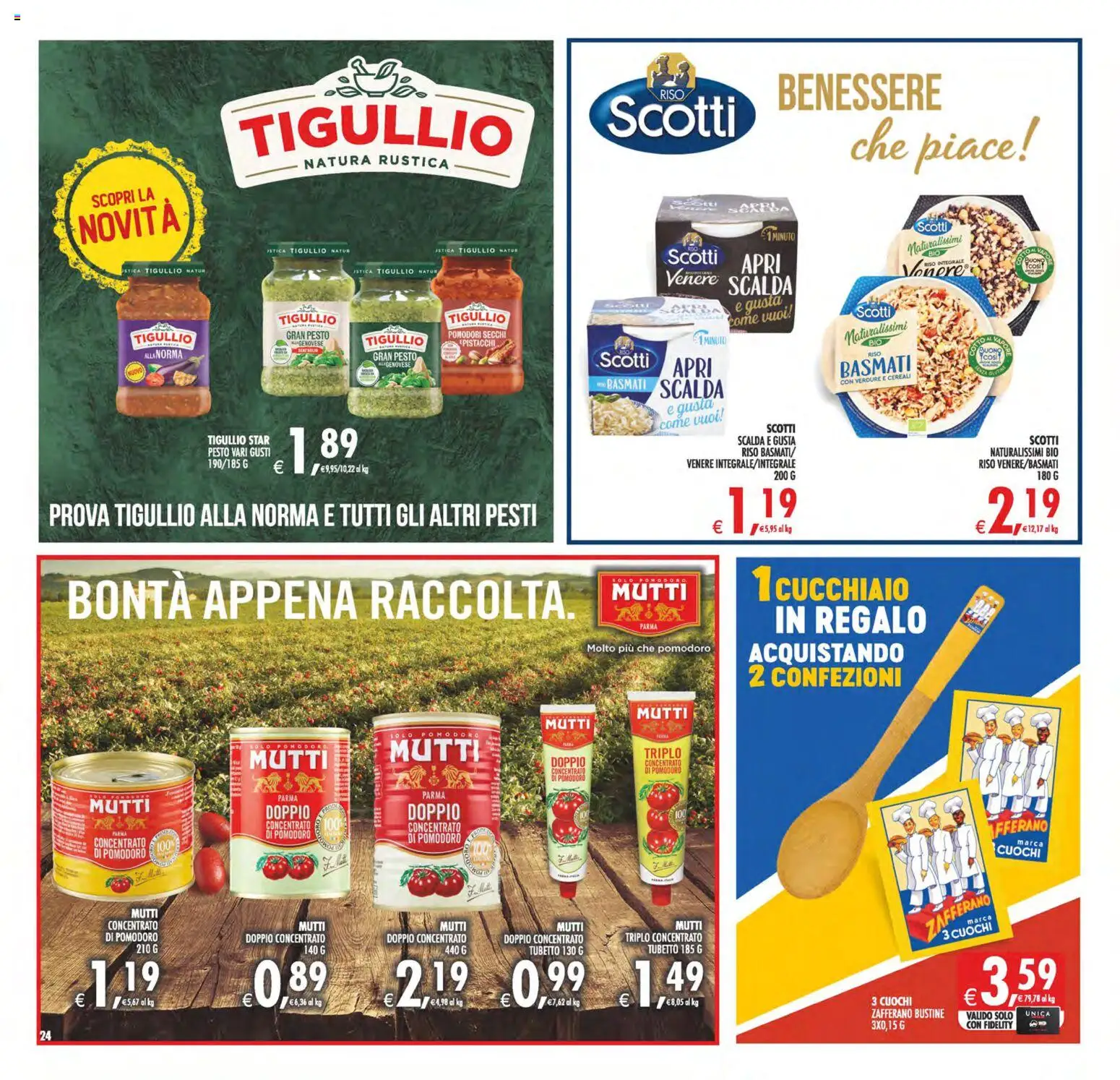 Volantino Decò del 22/09/2026 | Pagina: 24 | Prodotti: Riso, Cereali, Verdure, Pomodori