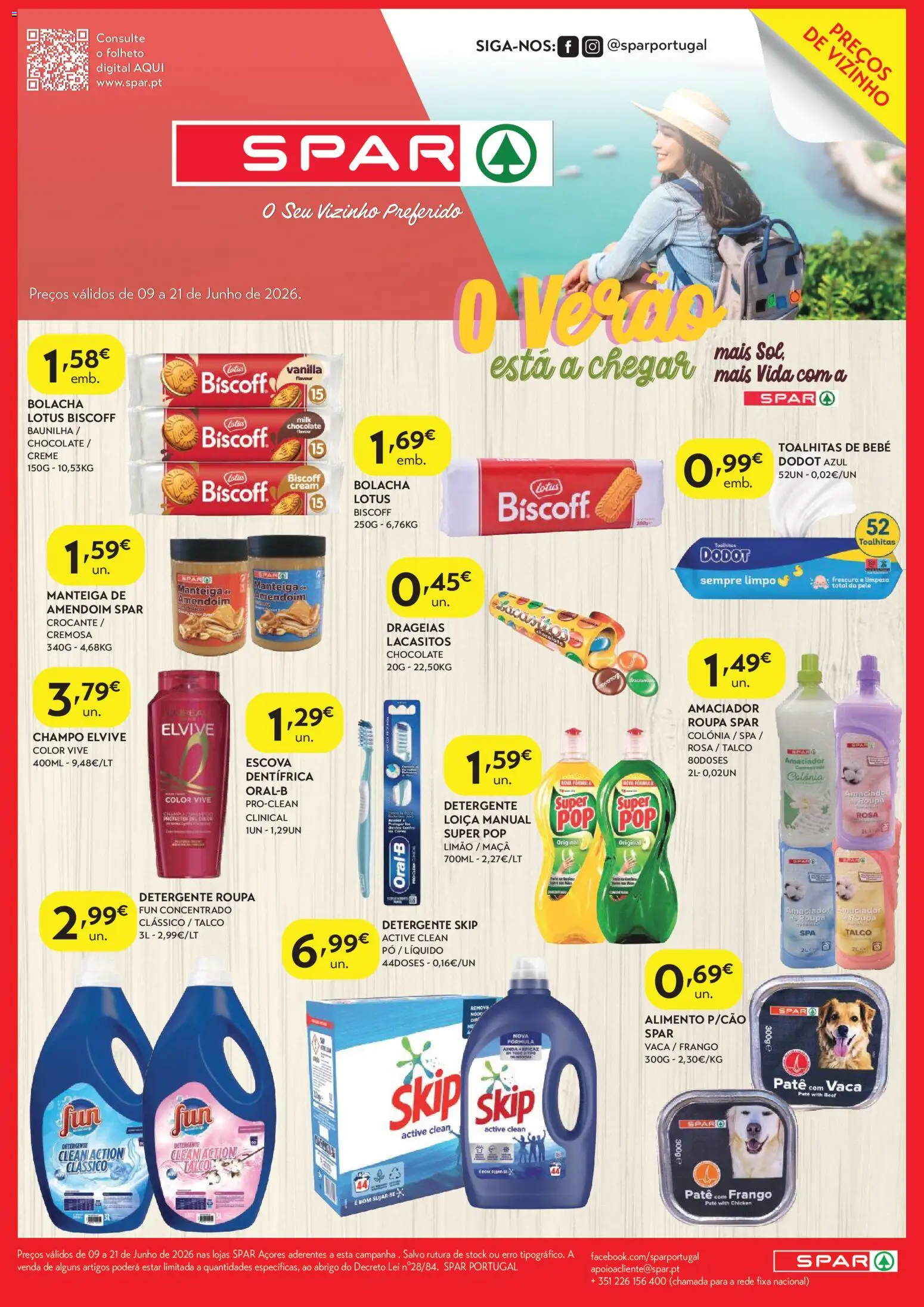Spar folheto │ válido de 09.06.2026 | Página: 2 | Produtos: Frango, Pó, Chocolate, Creme