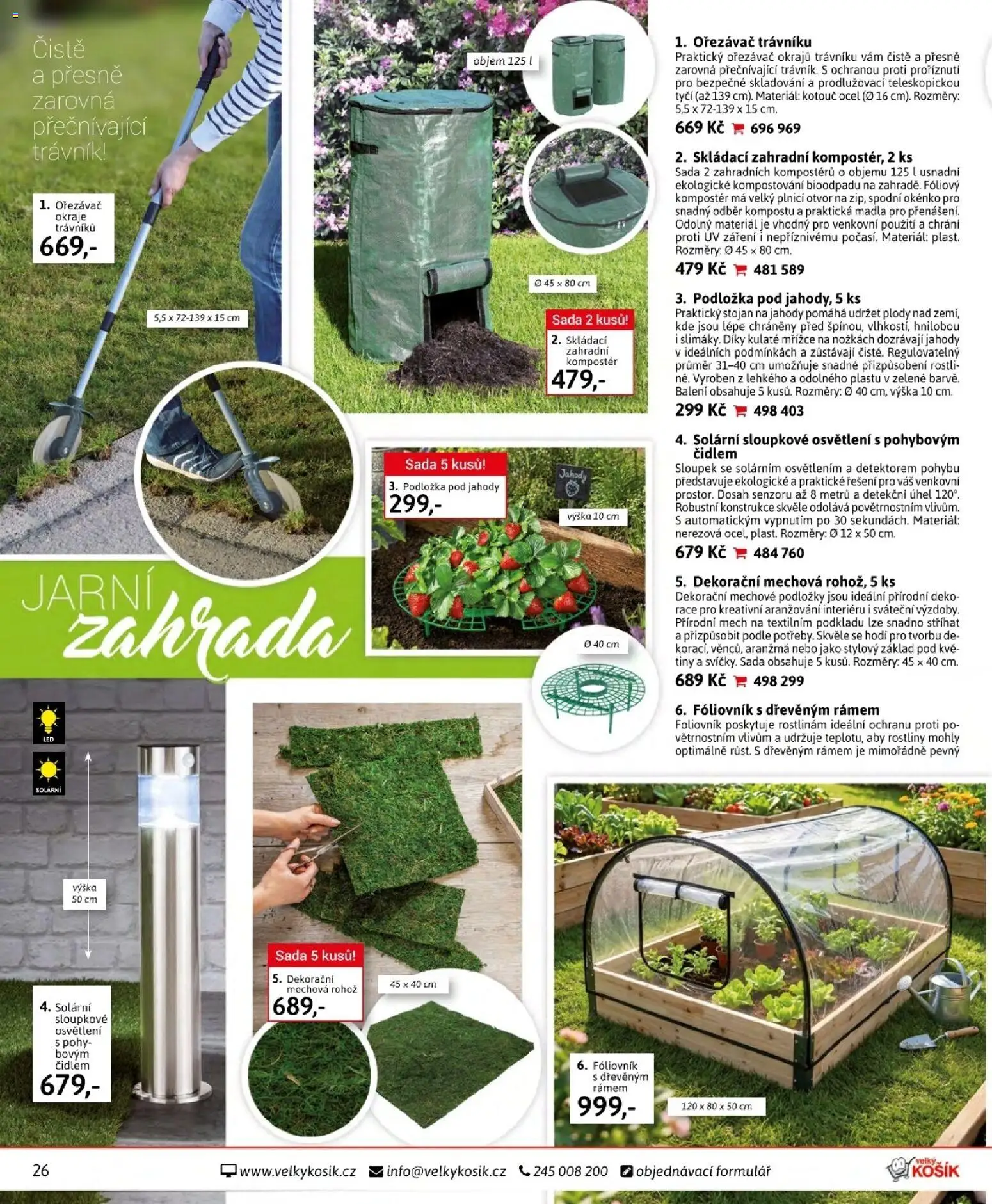 Velký Košík katalog červen 2026 od 01.06.2026 | Strana: 26 | Produkty: Zahrada, Kompostér, Fóliovník, Rostliny
