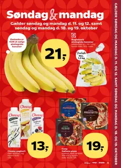 Cheasy yoghurt, Cheasy yoghurt Vanilje 0,1% fedt. Ikke tilsat sukker. Kg-pris 13,00. 1 stk. gyldig fra 09/10/2026 | Side: 5