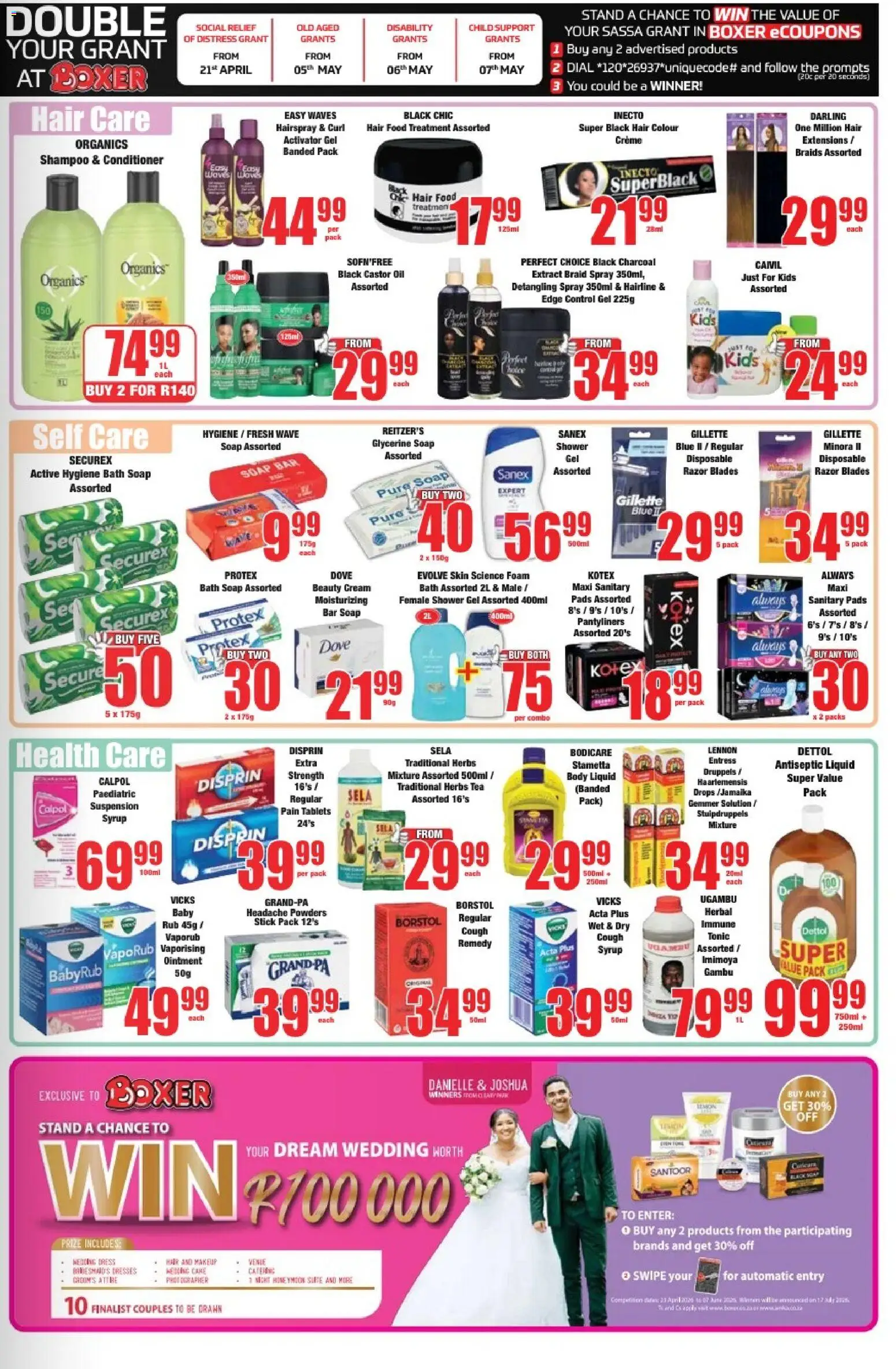 New Boxer catalogue – valid from 23.04.2026 | Page: 11 | Products: Dress, Hair colour, Shower gel, Foam