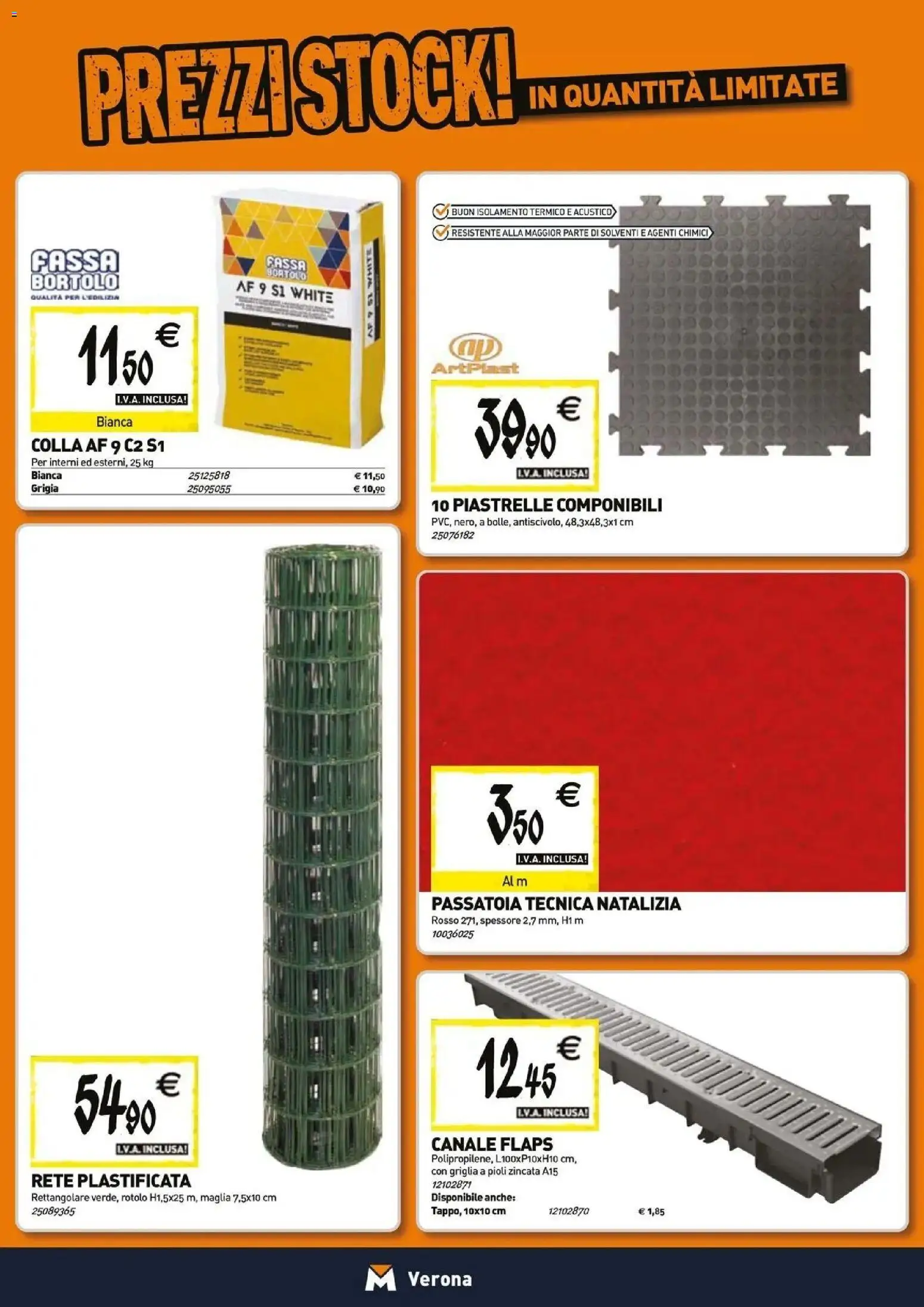 Nuovo TECNOMAT catalogo Verona dal 29/10/2026 > offerte anteprima 🛍️ | Pagina: 15 | Prodotti: Piastrelle, Colla, Griglia