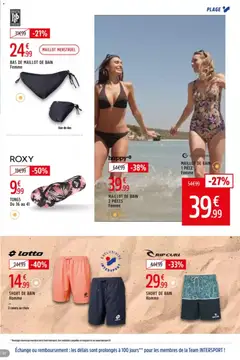 Intersport - Prévisualisation de Intersport catalogue valide à partir de 25.05.2026 | Page: 15 | Produits: Maillot de bain, Tongs