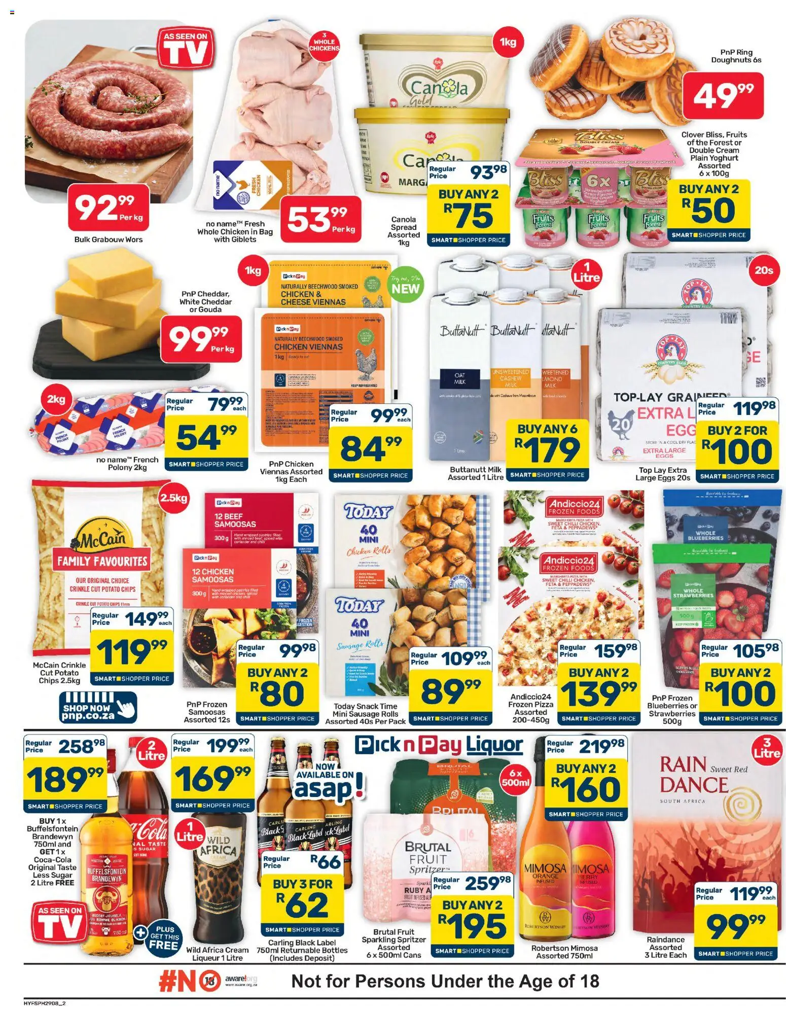New Pick n Pay catalogue – valid from 24/09/2026 | Page: 2 | Products: Bag, Pizza, Chicken, Sugar
