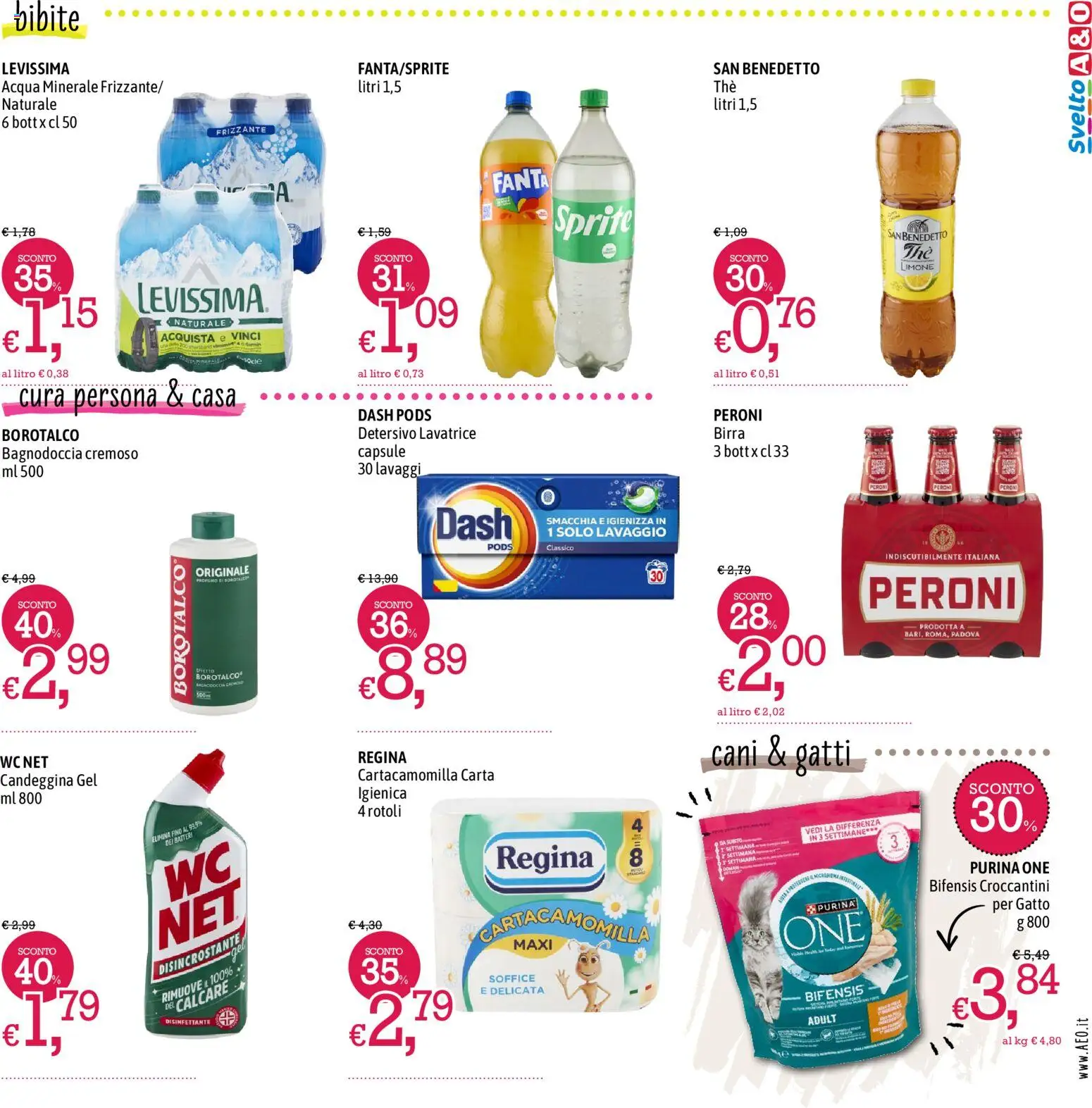 Volantino A&O del 18/06/2026 | Pagina: 7 | Prodotti: Birra, Acqua, Limone, Bibite