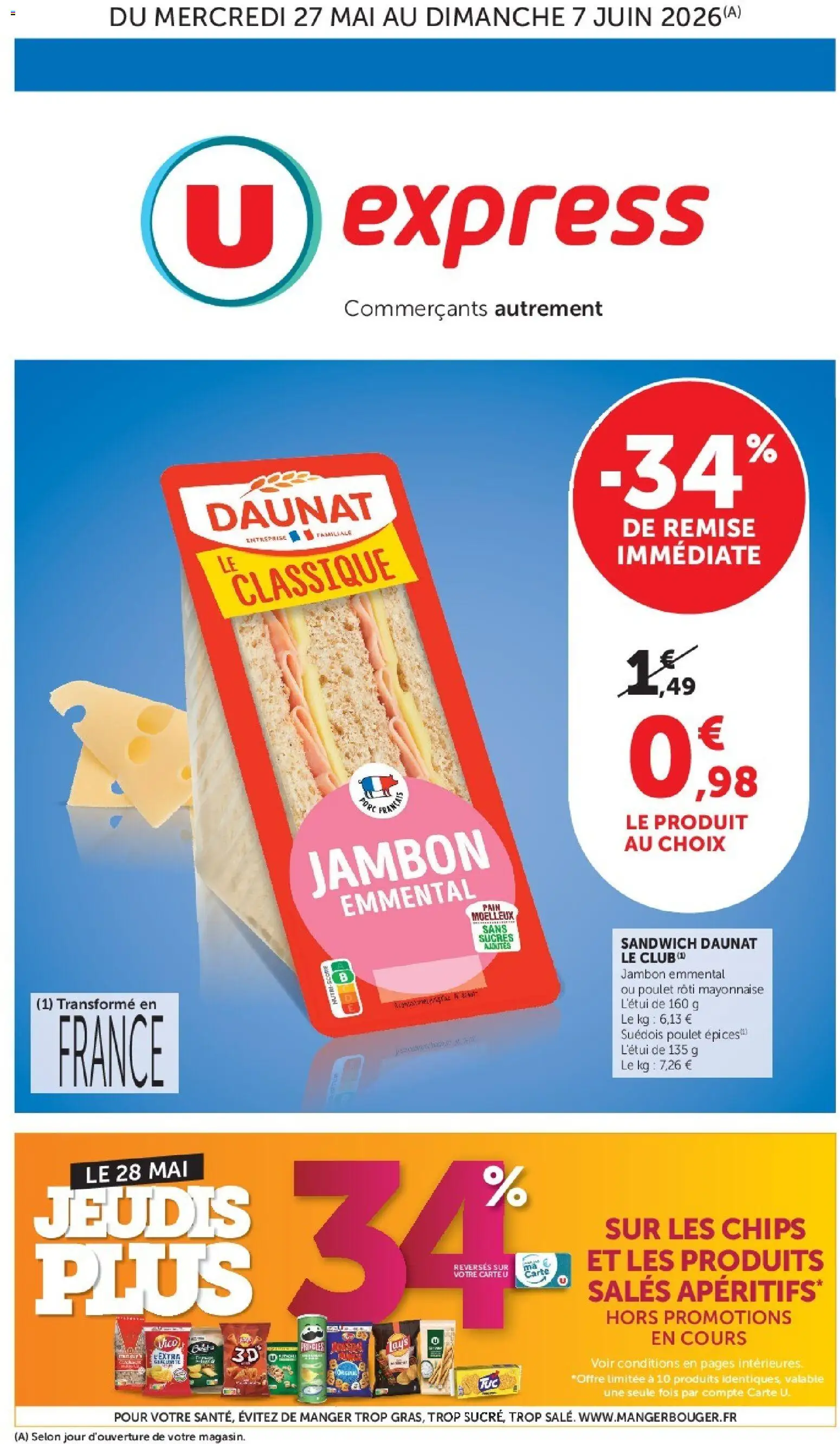{H1} | Page: 1 | Produits: Sandwich, Emmental, Mayonnaise, Jambon