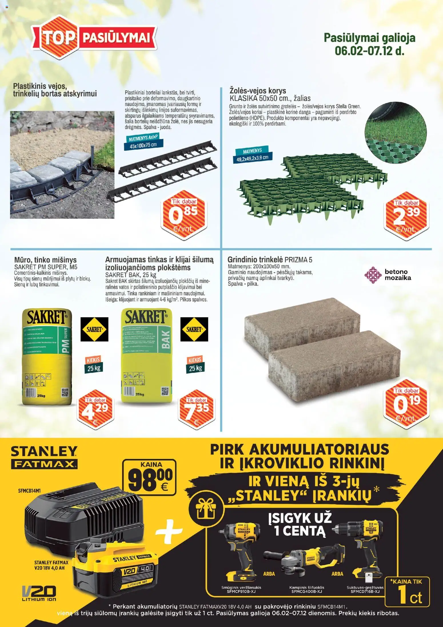 BIKUVA akcijos nuo 02.06.2026 | Puslapis: 3 | Prekių: Grotelės