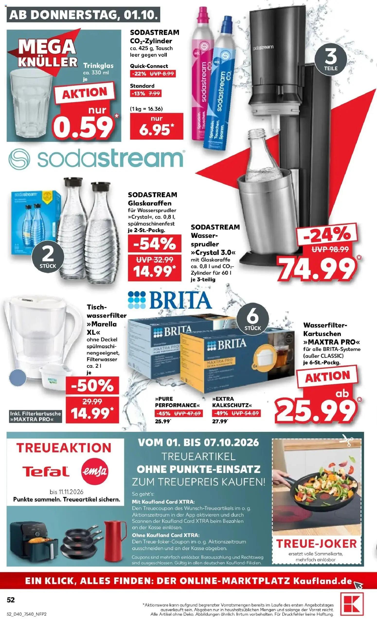 Prospekt Kaufland ab 28.09.2026 » Angebote Online zum Blättern | Seite: 66 | Produkte: Tisch, Wasser, Sodastream