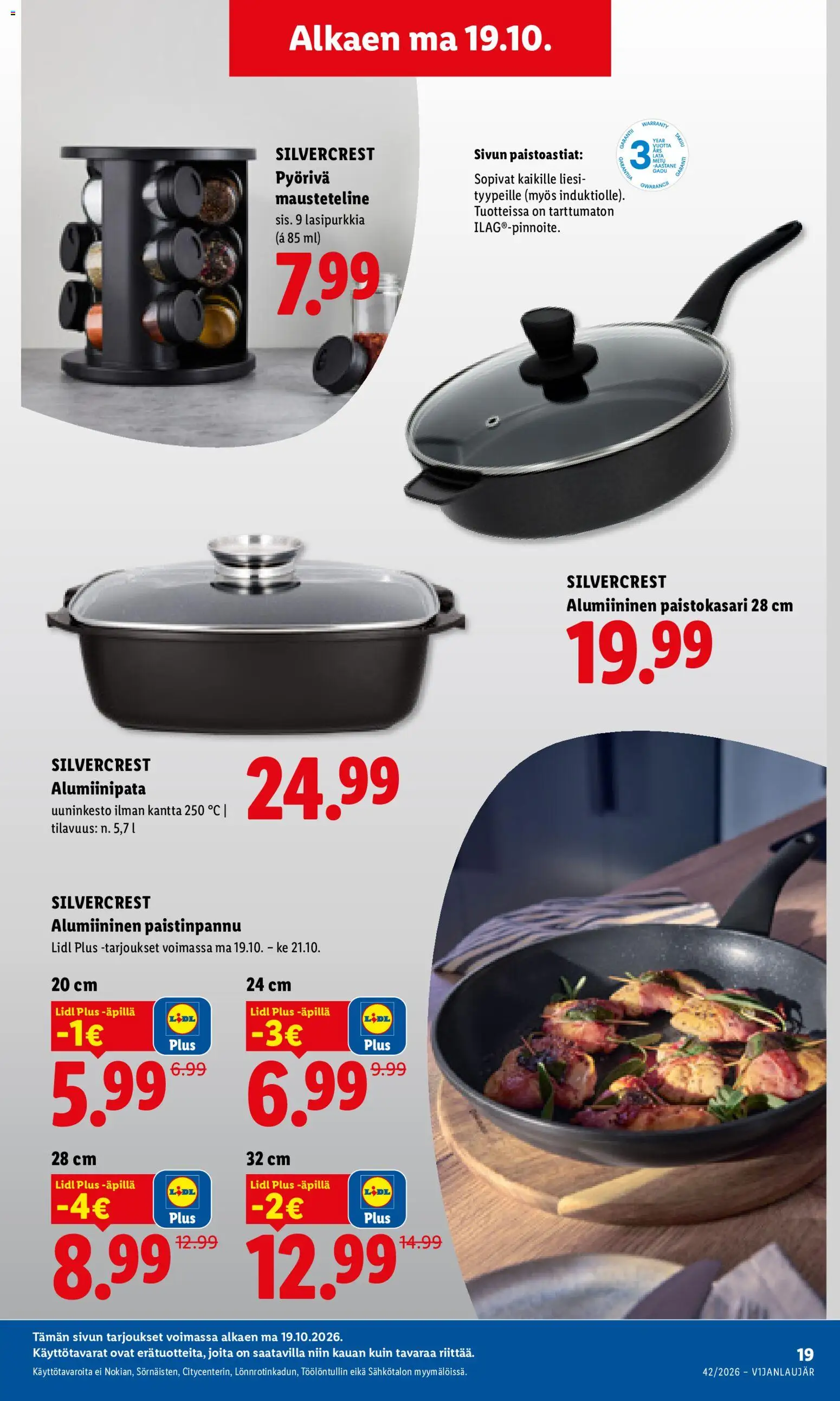 Lidl tarjoukset – voimassa 19/10/2026 alkaen | Sivu: 15