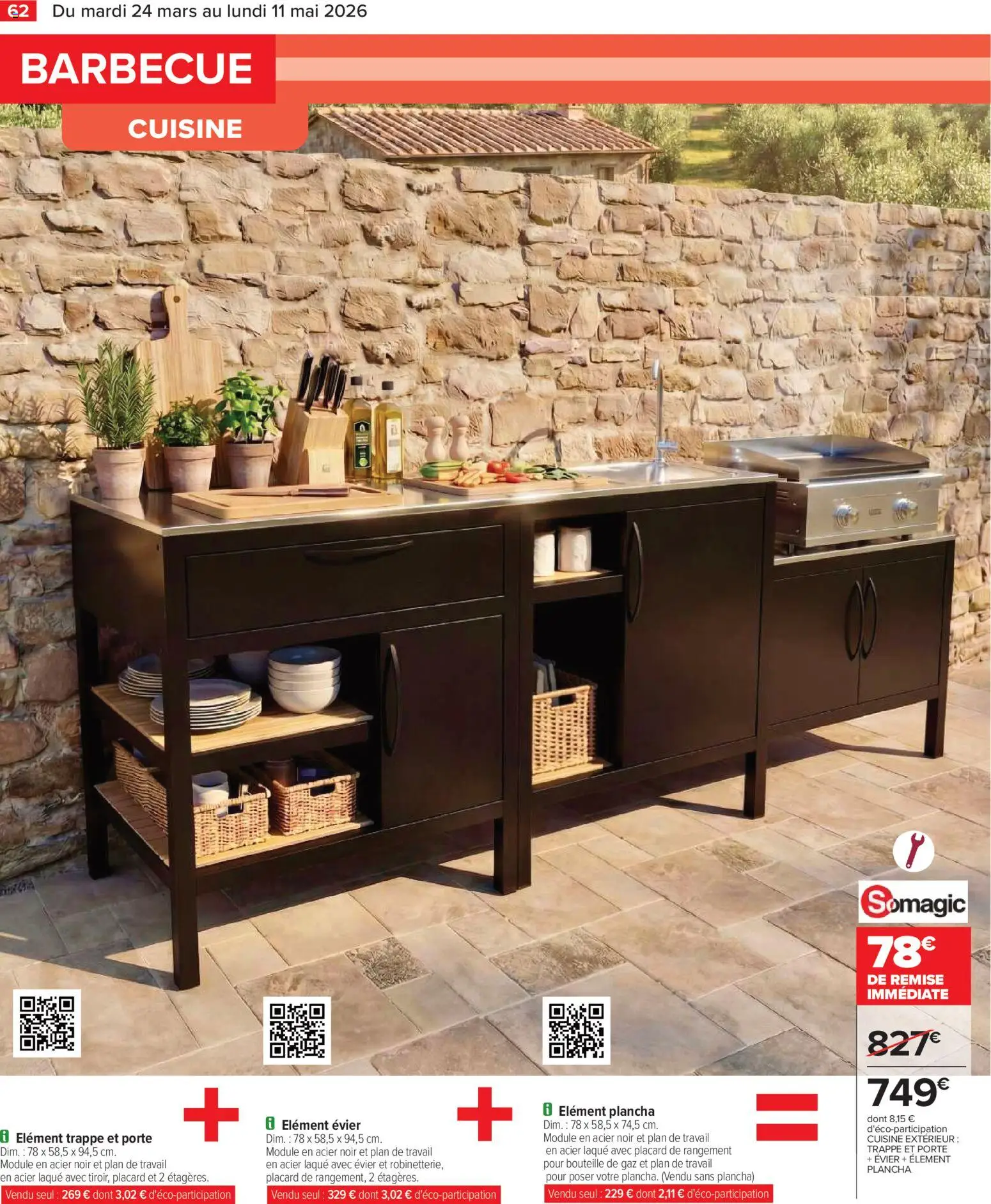 {H1} | Page: 62 | Produits: Plancha, Barbecue, Porte, Laque