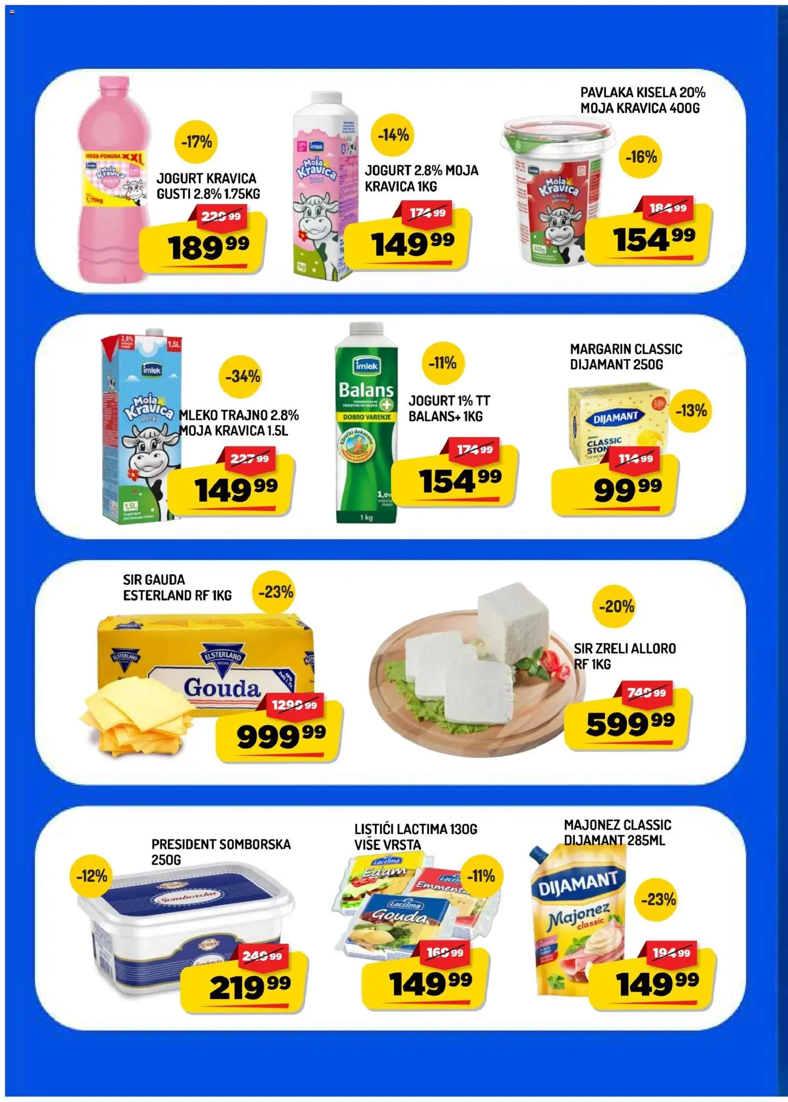 Aman katalog - važi od 24.07.2026 | Strana: 4 | Proizvode: Moja kravica, Margarin, Sir, Jogurt