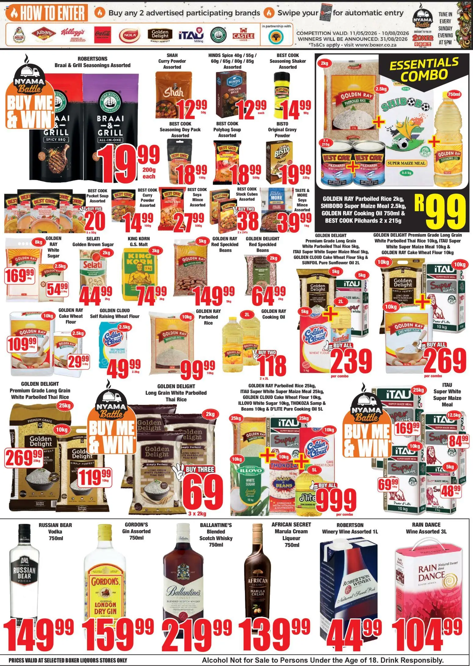 New Boxer catalogue – valid from 11.05.2026 | Page: 7 | Products: Flour, Grill, Gravy, Sugar