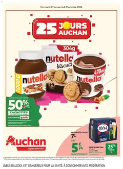 Auchan - Prévisualisation de Auchan 25 jours 1 supers valide à partir de 27/10/2026