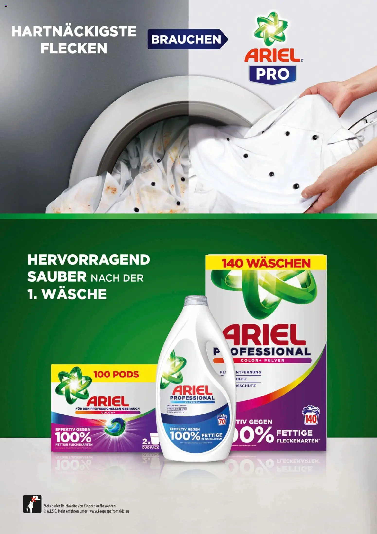 Selgros Prospekt Reinigung & Hygiene – gültig ab 10.10.2026 | Seite: 2 | Produkte: Ariel