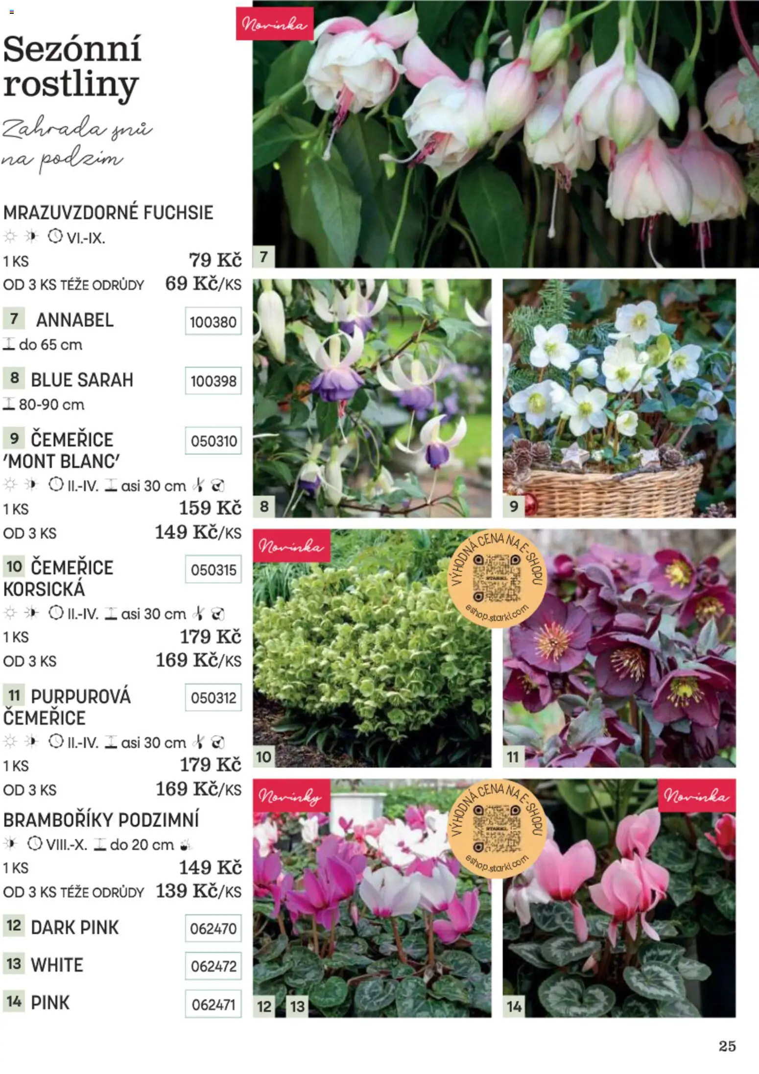 Starkl katalog Podzim 2026 od 01.09.2026 | Strana: 25 | Produkty: Zahrada, Rostliny