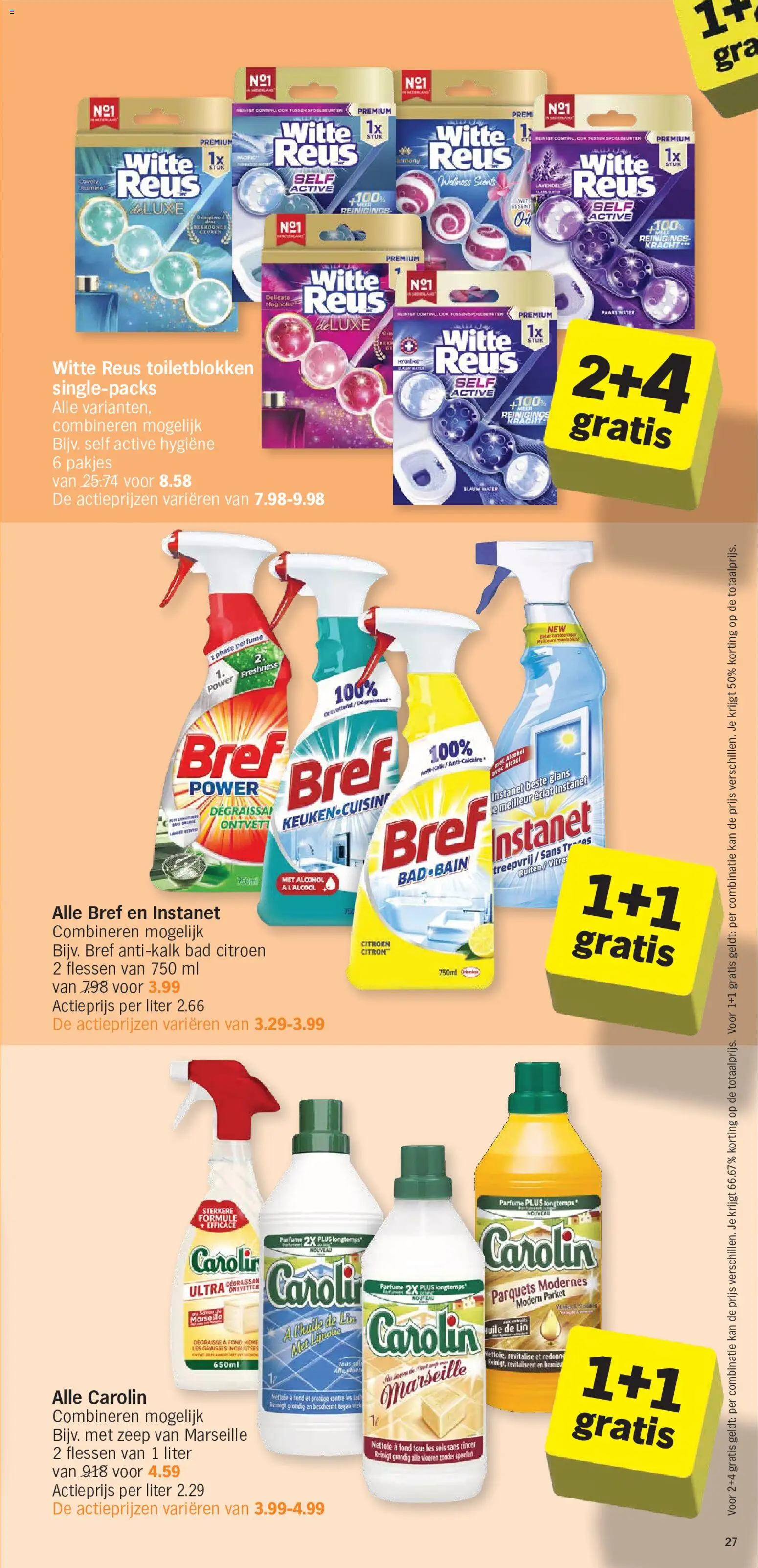 {H1} | Pagina: 27 | Producten: Bad, Alcohol, Water, Zeep