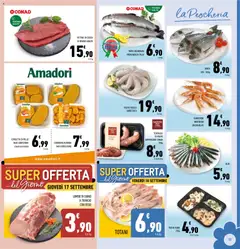 Anteprima del volantino GAMBERONI ARGENTINA DECONGELATI, Gamberoni Argentina decongelati valido a partire dal 09/09/2026 | Pagina: 15 | Prodotti: Pollo, Polpo, Orata, Alici