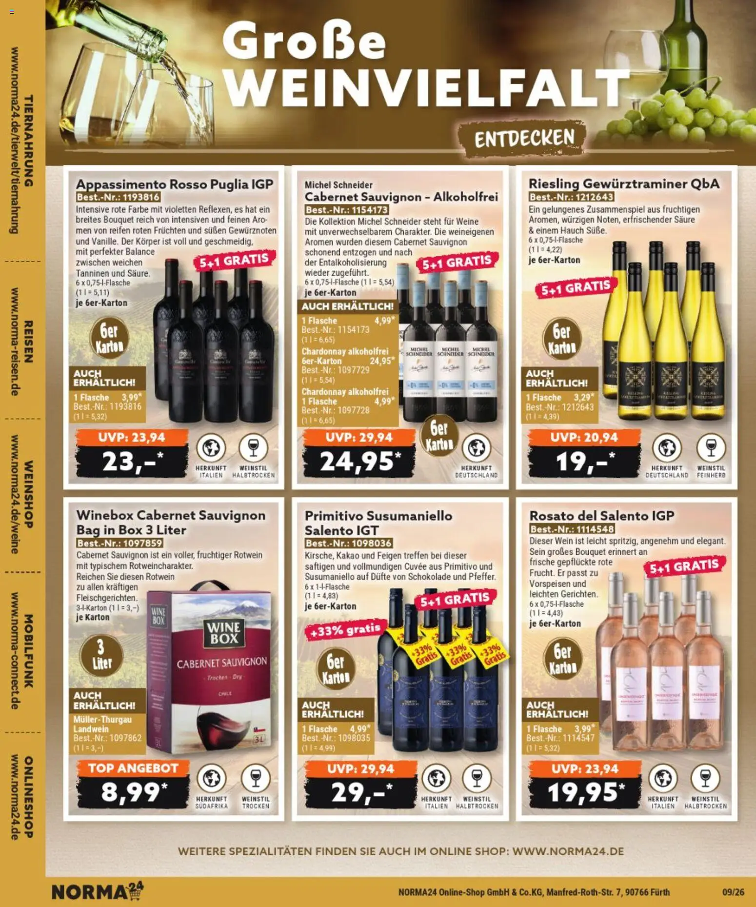 Norma Bestellmagazin September 2026 – gültig ab 01.09.2026 | Seite: 20
