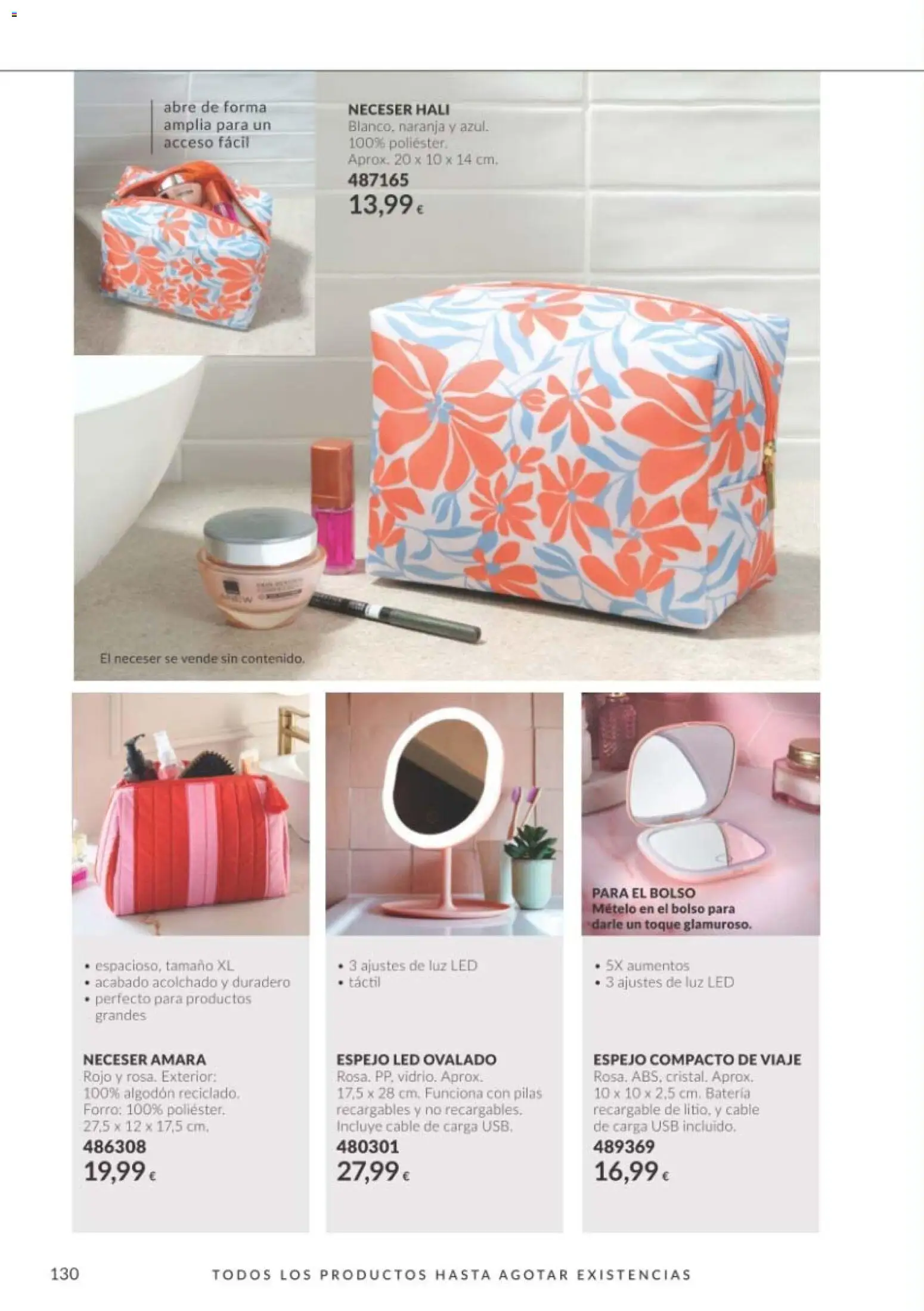 Catálogo AVON Black Friday │ válido desde el 01/11/2026 | Página: 130 | Productos: Algodón, Batería, Espejo, Neceser