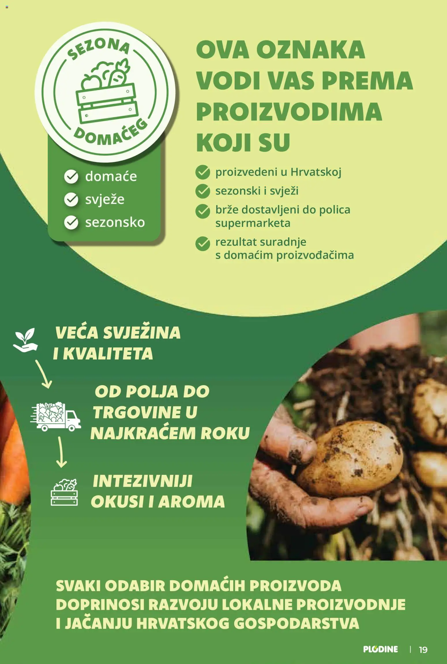 Plodine katalog | vrijedi od 06.08.2026 | Stranica: 19 | Proizvodi: Polica, Povrće, Voće