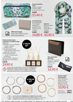 Avon katalog akcije – veljaven od 01.05.2026 | Stran: 135 | Izdelki: Podloga, Barva, Denarnica, Sal