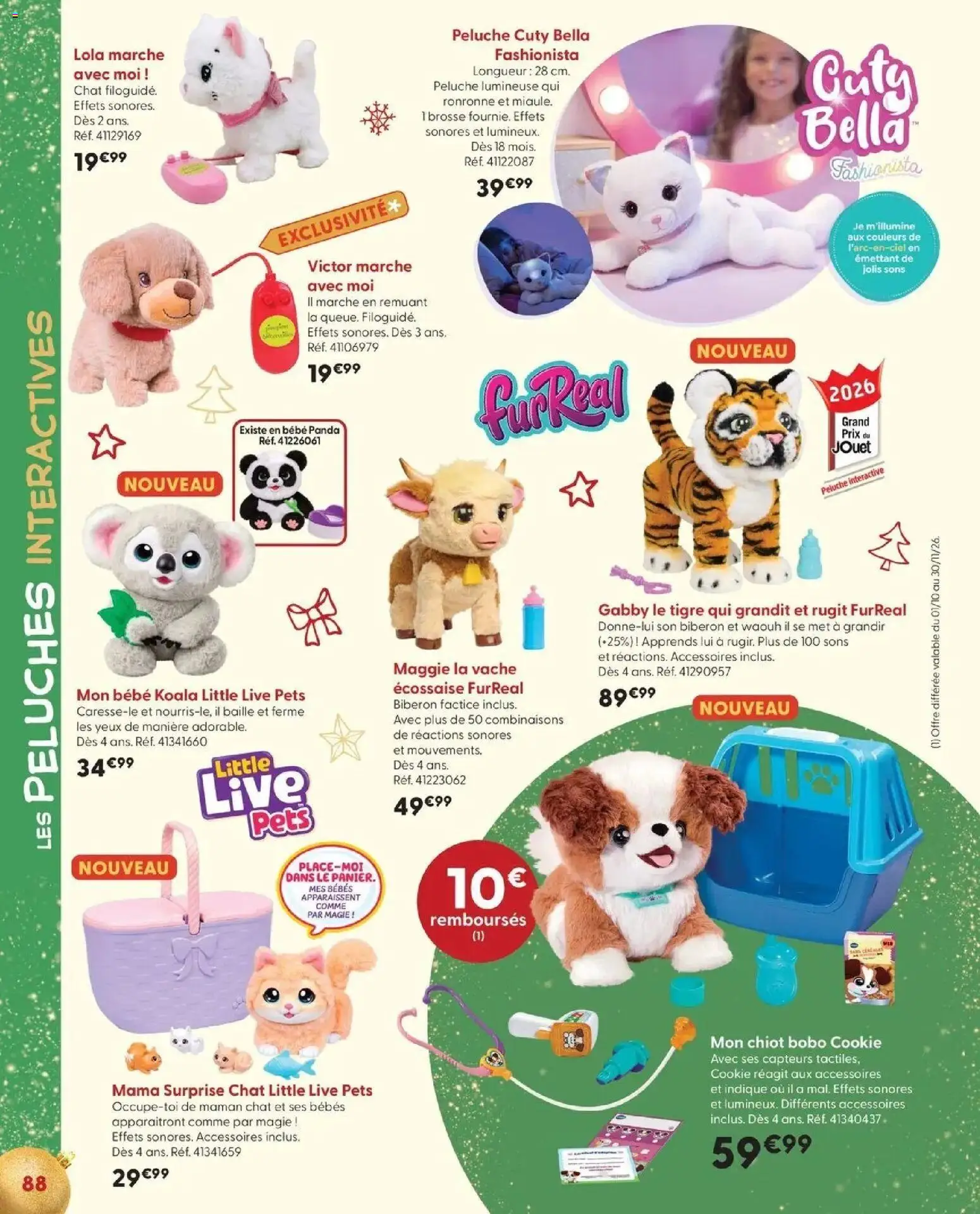 La Grande Récré - LE NOËL DE TOUTES LES PASSIONS à partir du 14/10/2026 - promo en ligne | Page: 88 | Produits: Biberon, Peluches, Peluche, Brosse