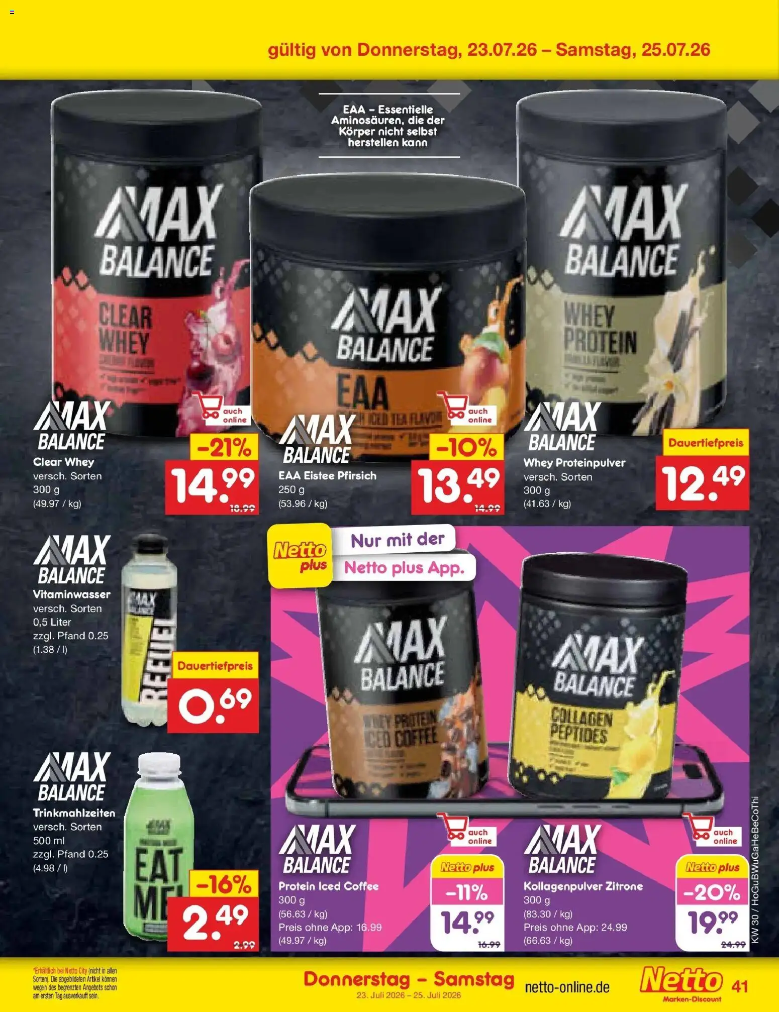 Netto Marken-Discount Prospekt Augustusburg – gültig ab 20.07.2026 | Seite: 65 | Produkte: Zitrone, Pfirsich