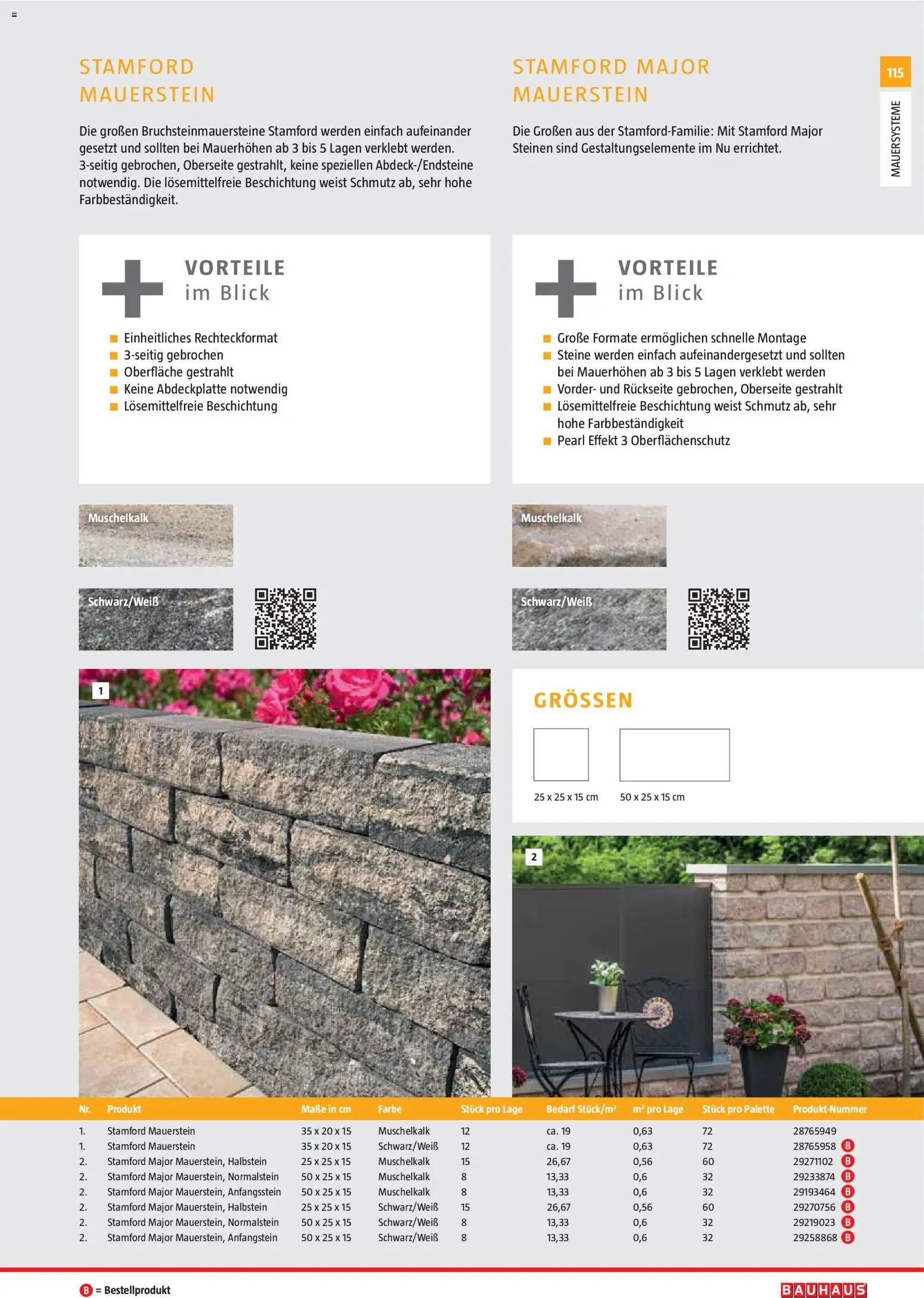 Bauhaus Gartenbaumaterialien 2026 – gültig ab 02.03.2026 | Seite: 115