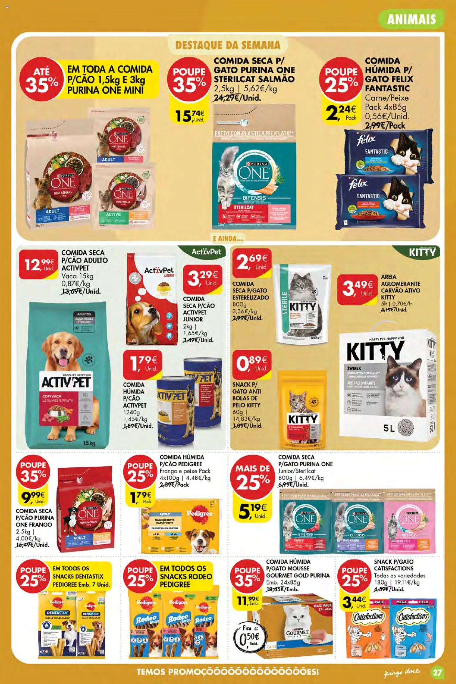Pingo Doce Poupe Esta Semana Açores │ válido de 02/07/2026 | Página: 27 | Produtos: Areia, Frango, Salmão, Peixe