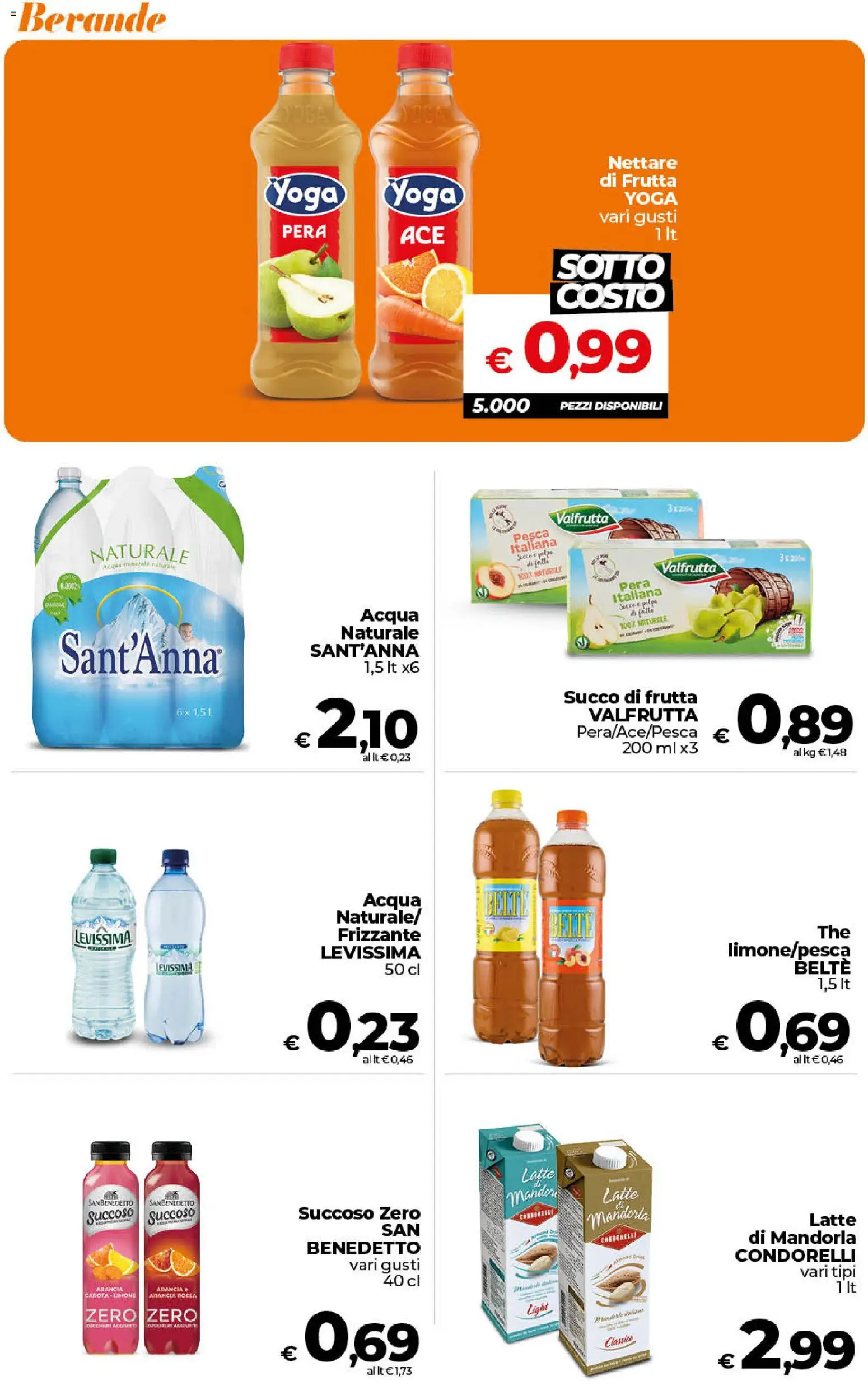 Volantino Ipercoop del 13/10/2026 | Pagina: 40 | Prodotti: Acqua, Pesca, Arancia, Acqua minerale