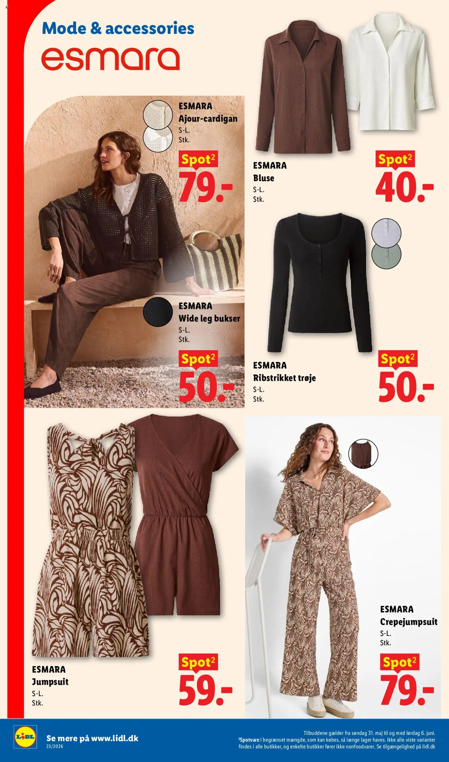Lidl tilbudsavis – gyldig fra 31.05.2026 | Side: 25 | Produkter: Bukser, Søm, Bluse