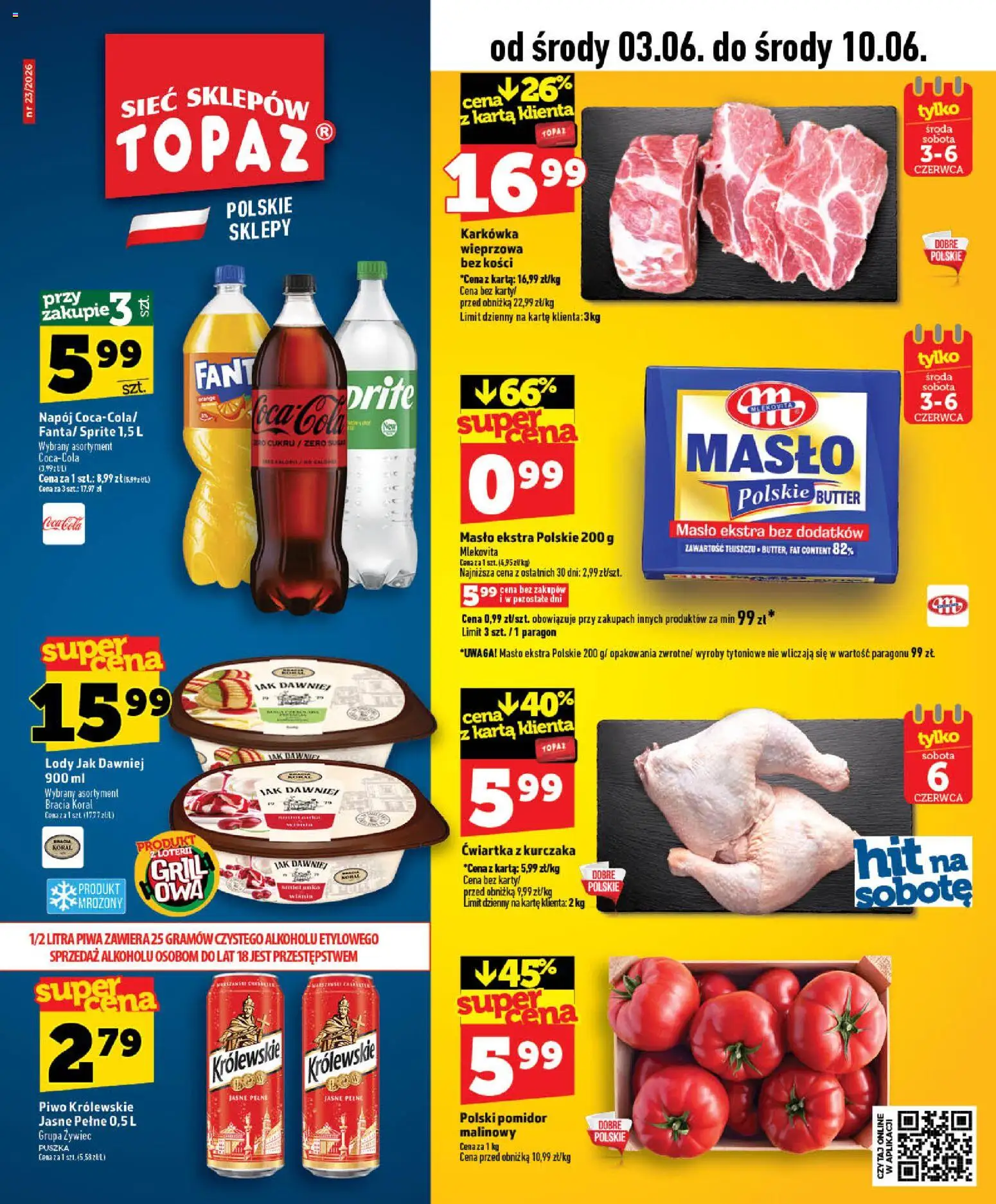Topaz gazetka - MAZ od 03.06.2026 | Strona: 1