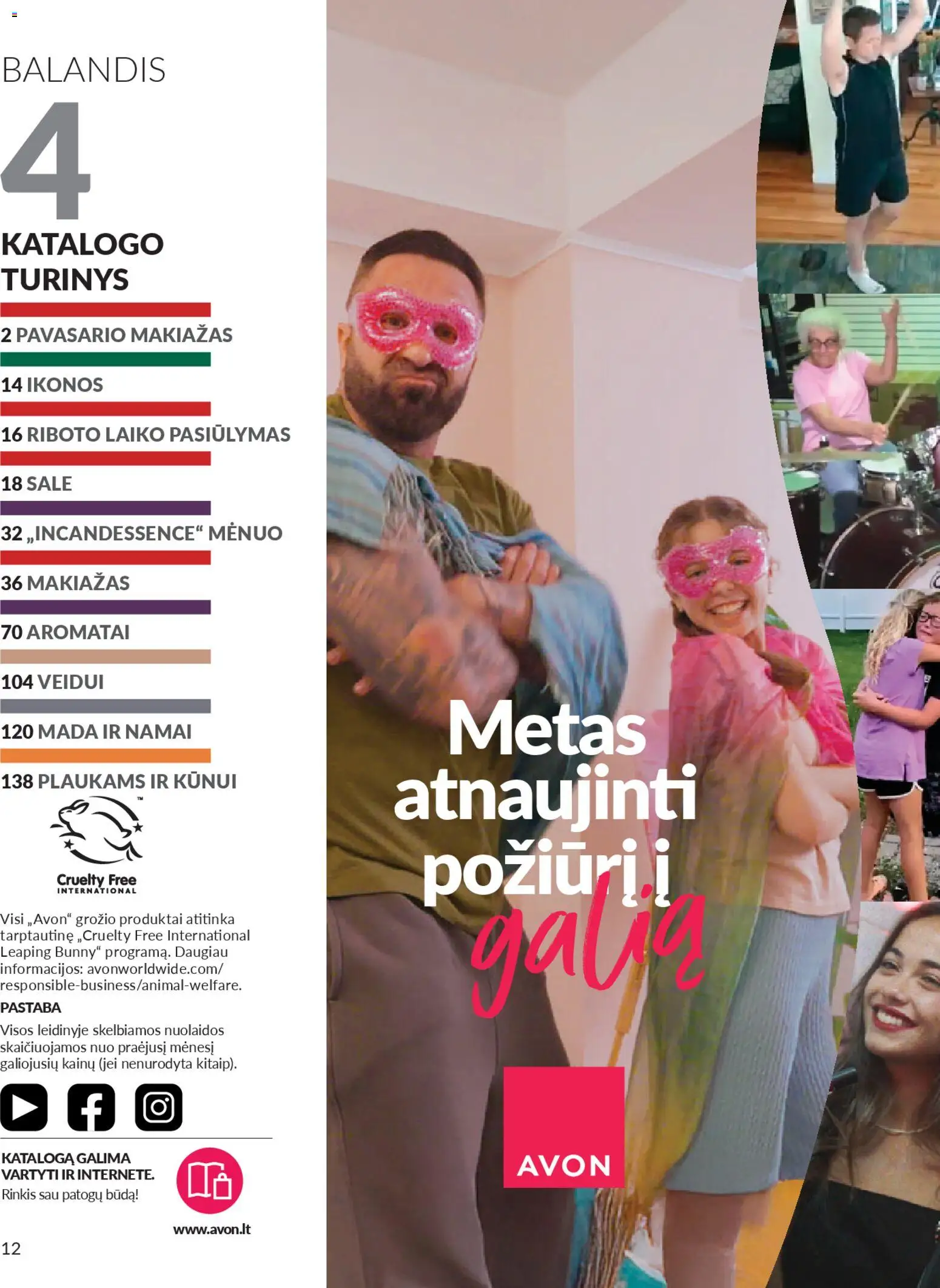 AVON akcijos nuo 2026.04.01 | Puslapis: 12 | Prekių: Makiažas
