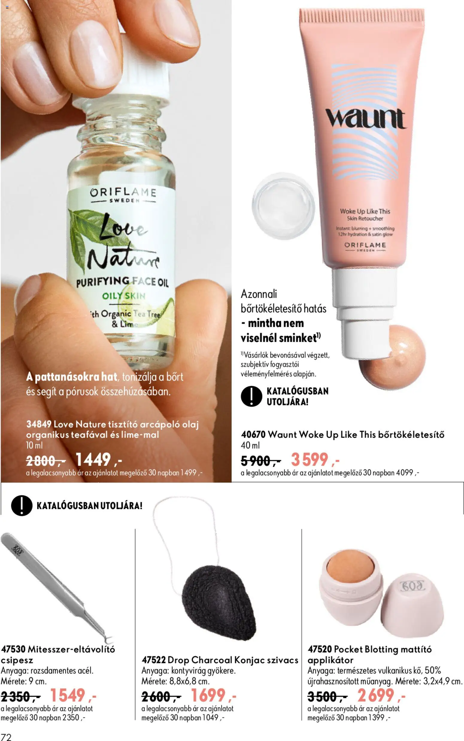 Oriflame akciós ujság - amely érvényes a következő dátumtól: 2026.09.09. | Oldal: 72 | Termékek: Lime, Tisztító, Applikátor, Olaj